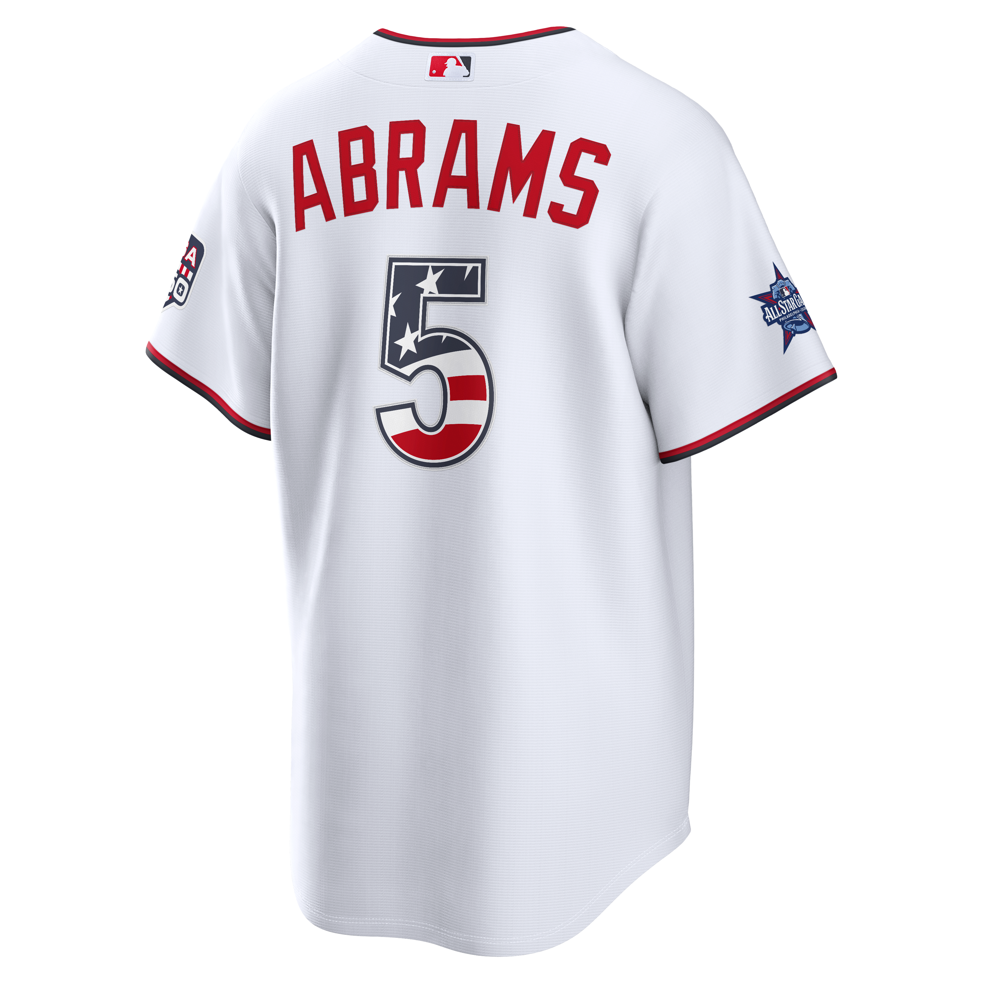 2026 All-Star Edition Stars & Stripes Men's Washington Nationals CJ Abrams Nike White Stadium Jersey