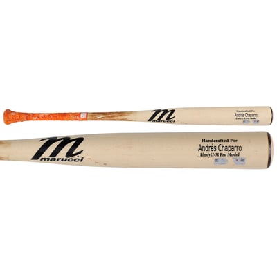 Andrés Chaparro Washington Nationals Fanatics Authentic Game-Used Tan Marucci Broken Bat vs. Boston Red Sox on June 29, 2026 - Single 