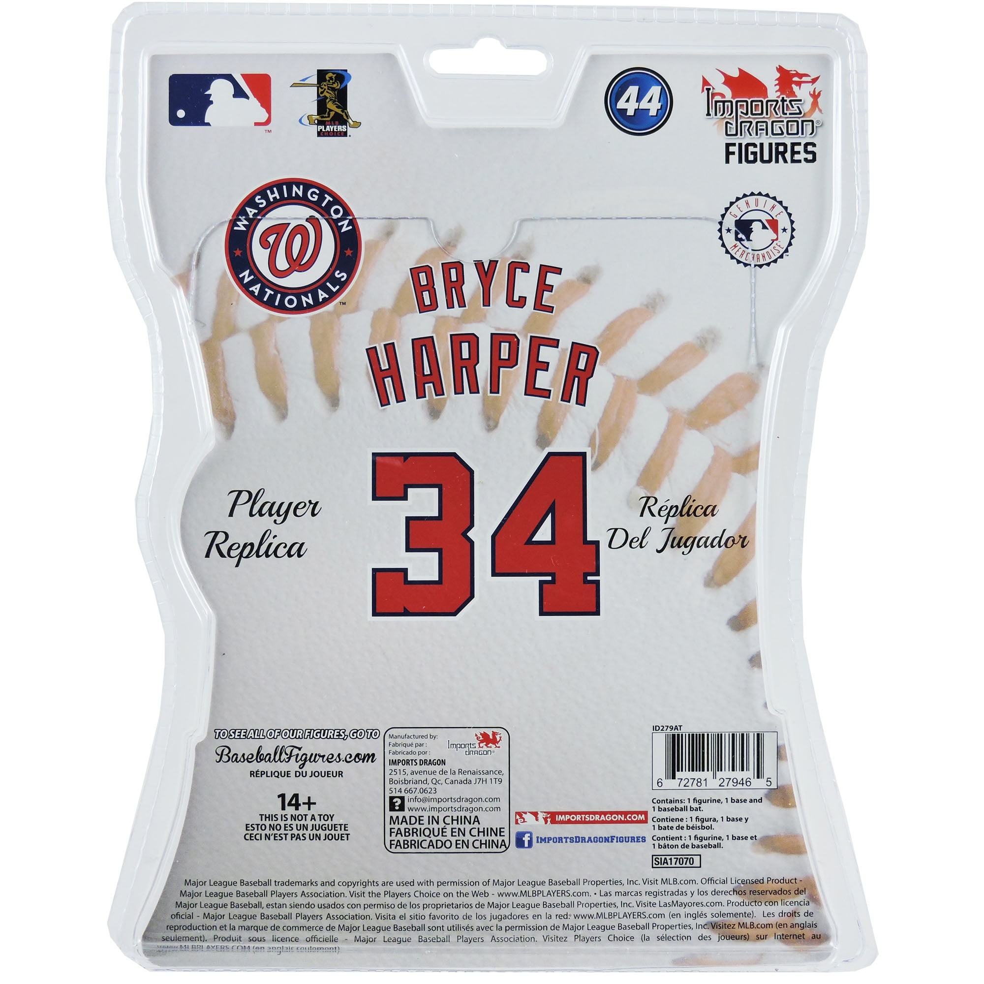 Bryce Harper Washington Nationals Imports Dragon 6