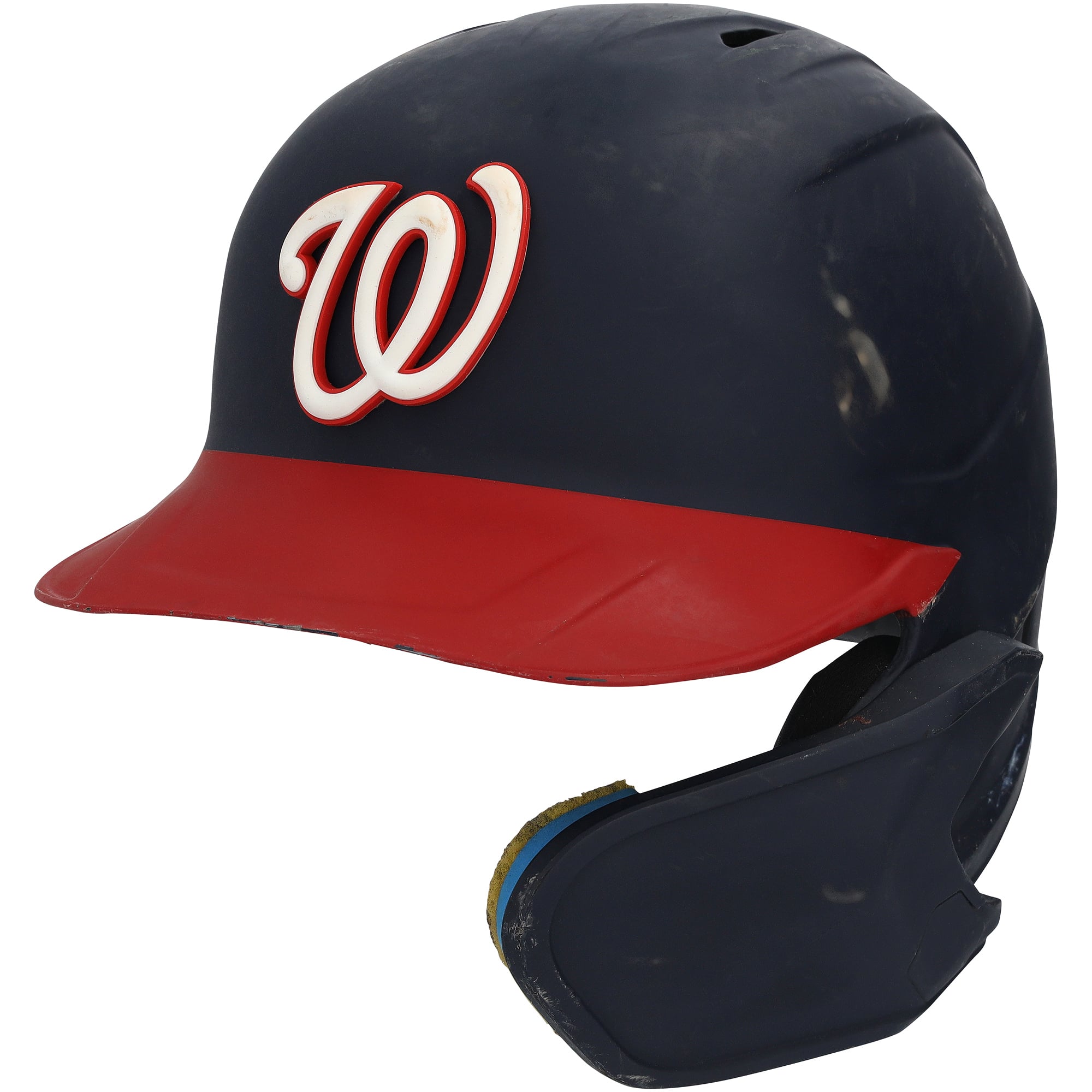 Curtis Mead Washington Nationals Game-Used #45 Navy Batting Helmet vs. Philadelphia Phillies on March 31 and June 25, 2026