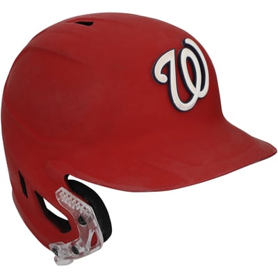Daylen Lile Washington Nationals Fanatics Authentic Game-Used #4 Red Batting Helmet vs. New York Mets on May 18, 2026  