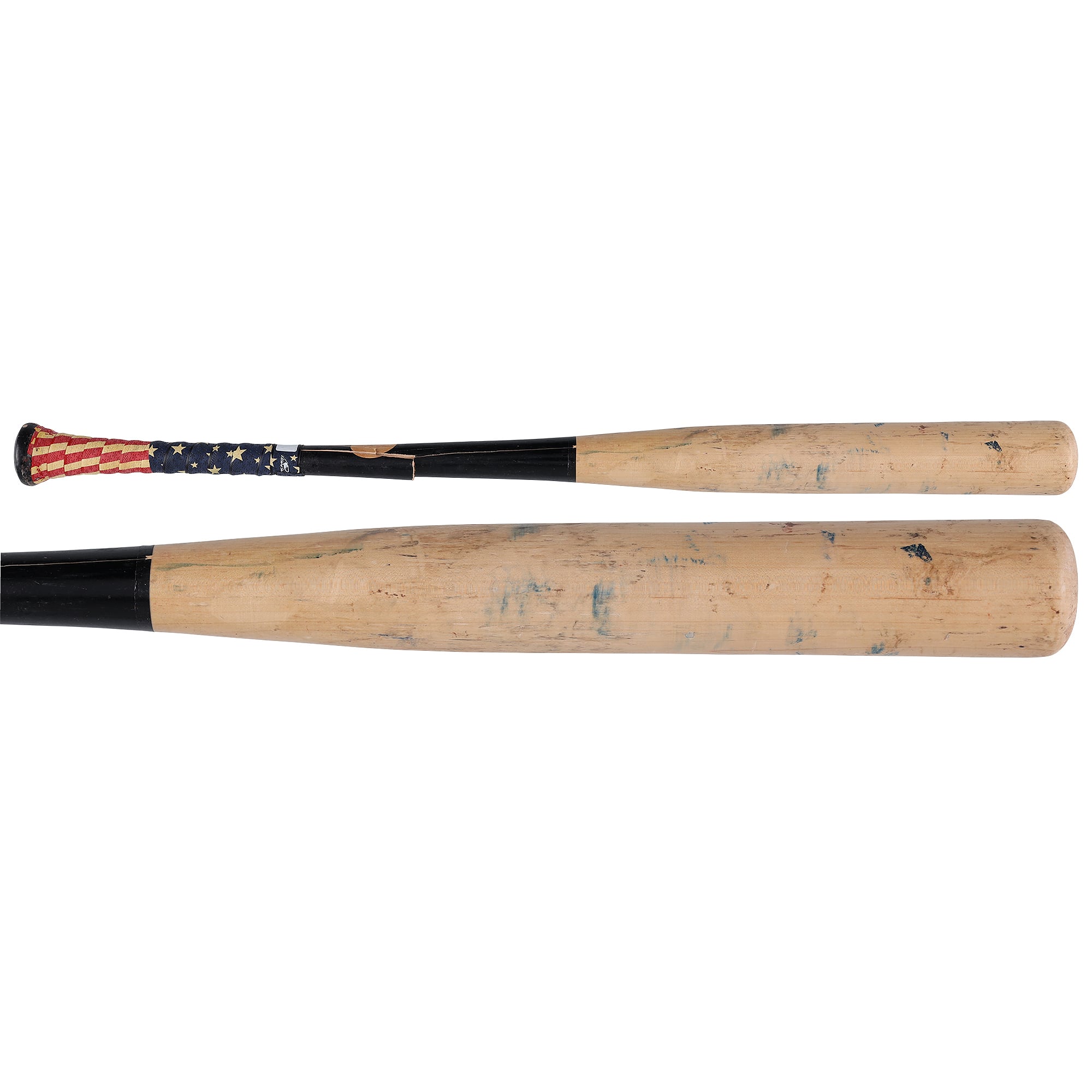 Bâton cassé Louisville Slugger beige utilisé par Daylen Lile des Washington Nationals lors du match contre les Miami Marlins le 23 août 2026