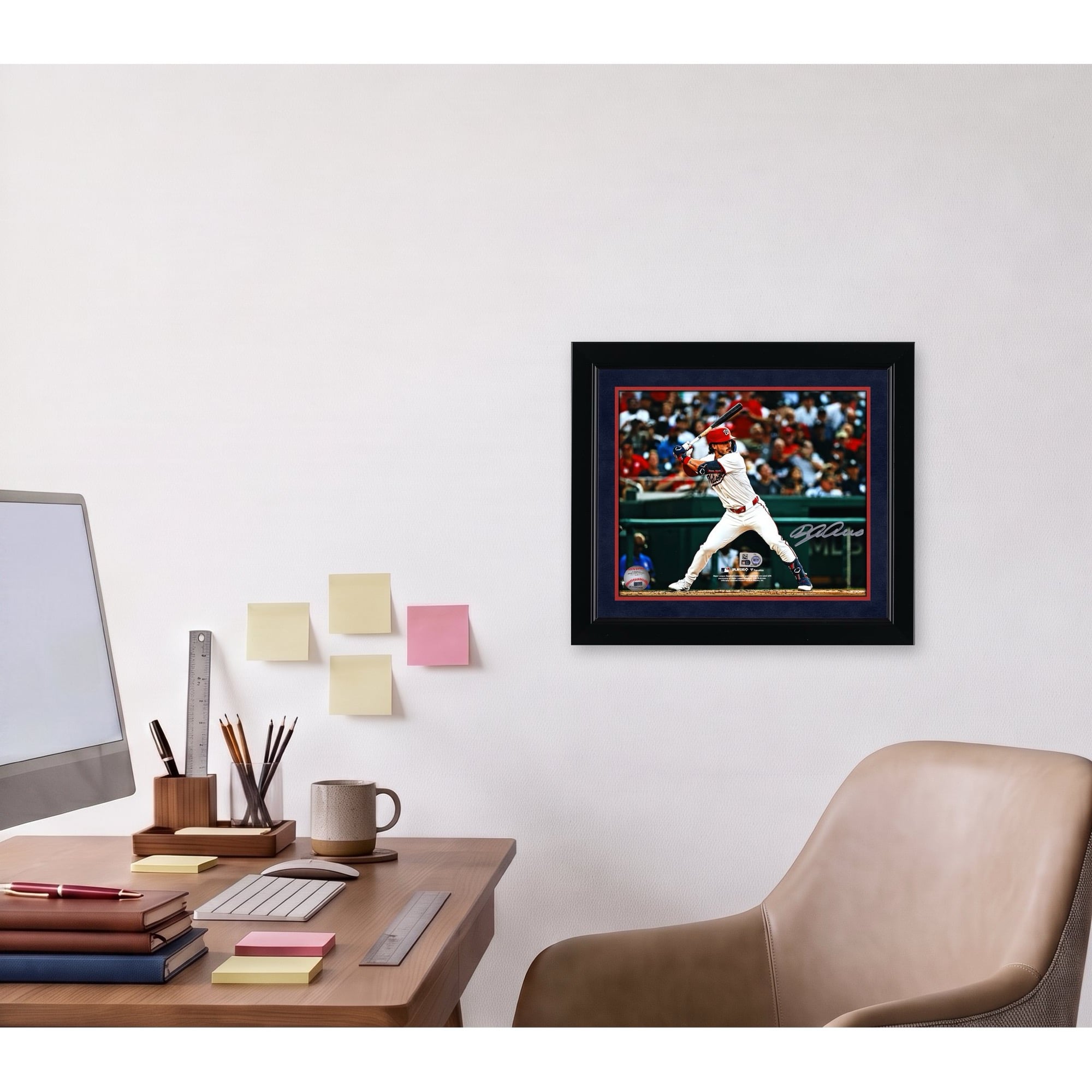 Dylan Crews Washington Nationals Autographed 8" x 10" MLB Debut Hitting Photograph