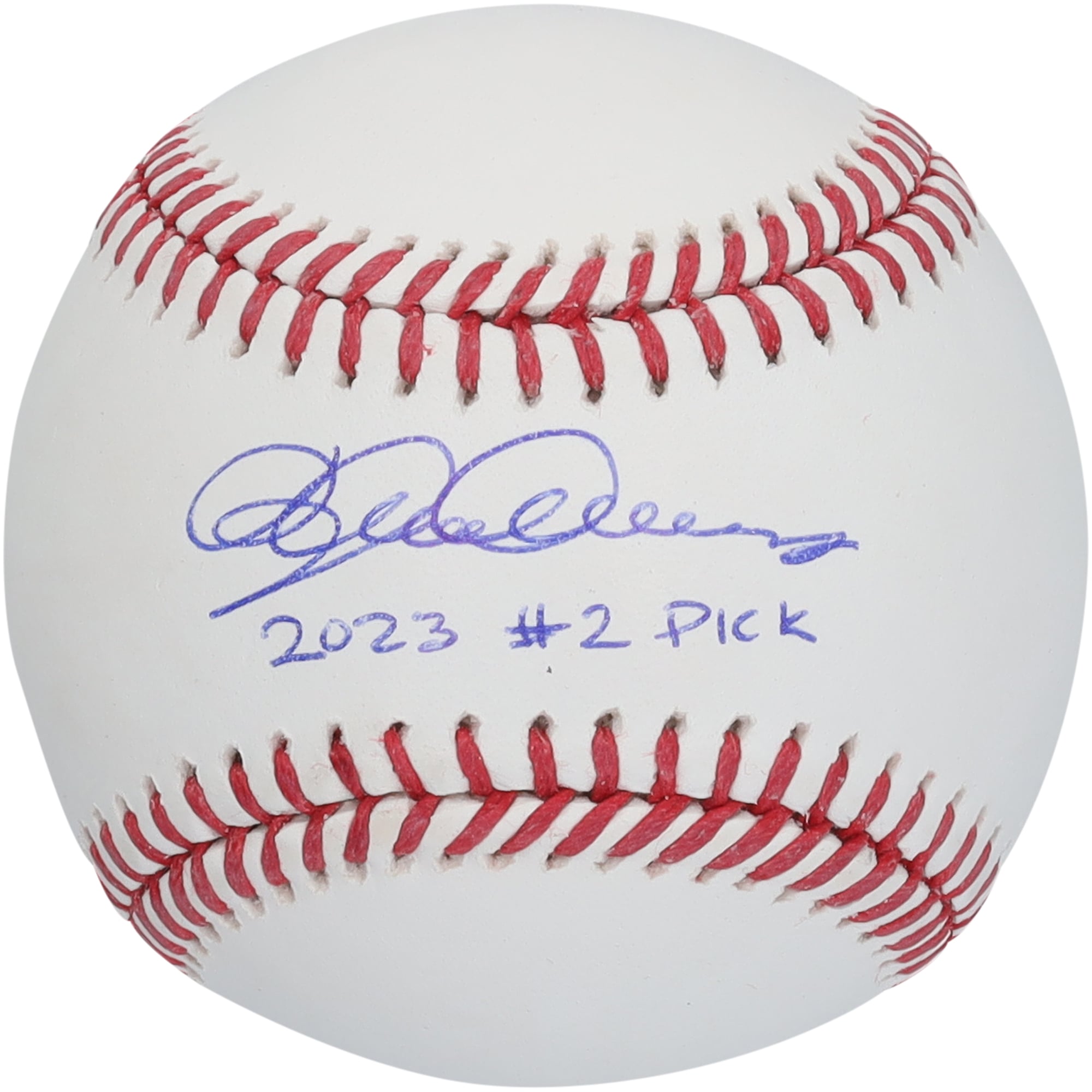 Dylan Crews Washington Nationals Autographed Baseball with "2023 #2 Pick" Inscription