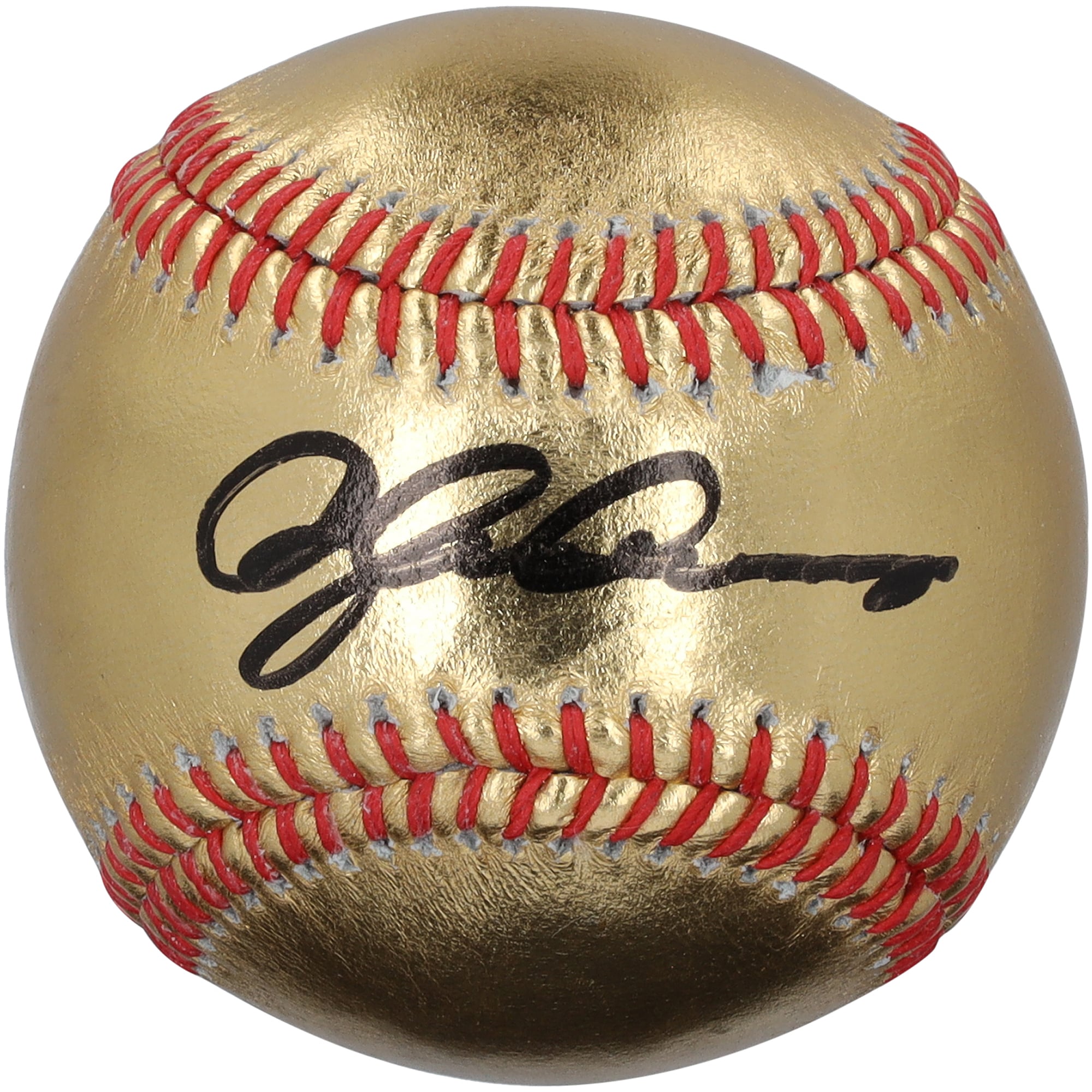 Balle de baseball en cuir doré autographiée par Dylan Crews, des Washington Nationals