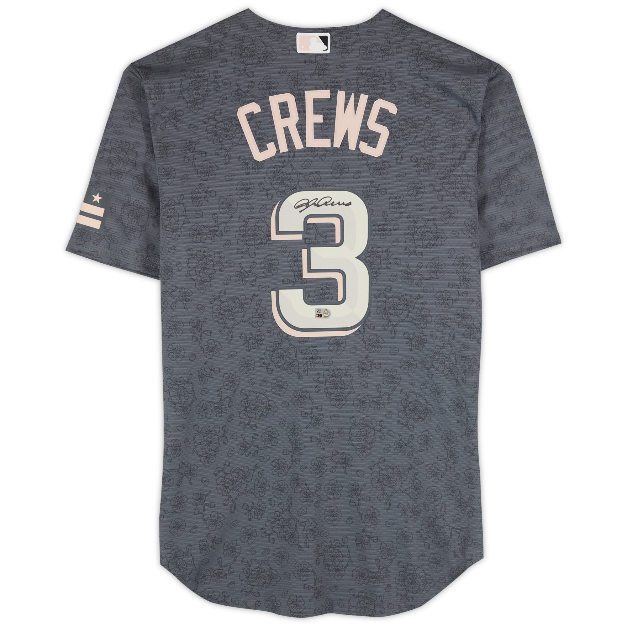 Dylan Crews Washington Nationals Autographed Nike City Connect Replica Jersey
