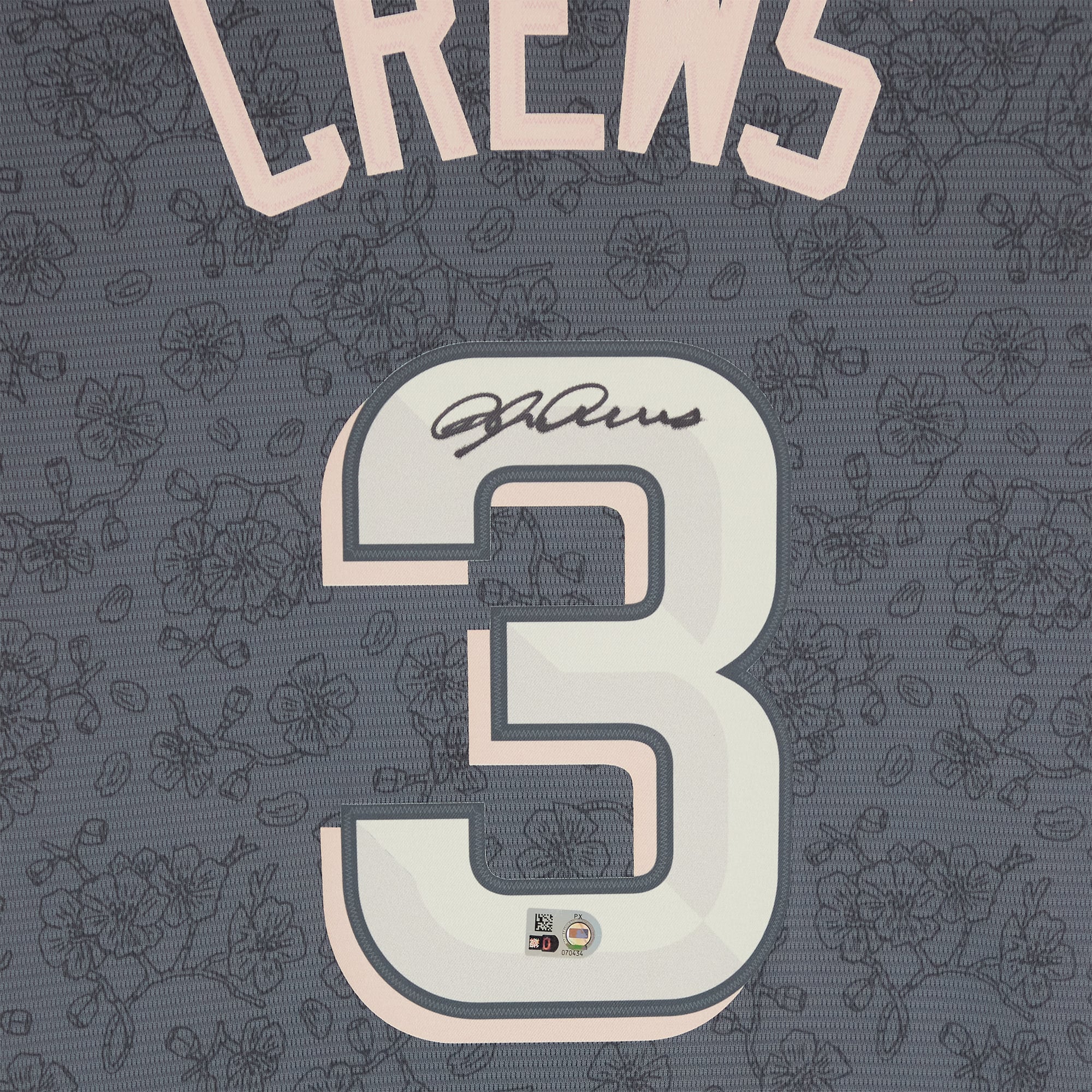 Dylan Crews Washington Nationals Autographed Nike City Connect Replica Jersey