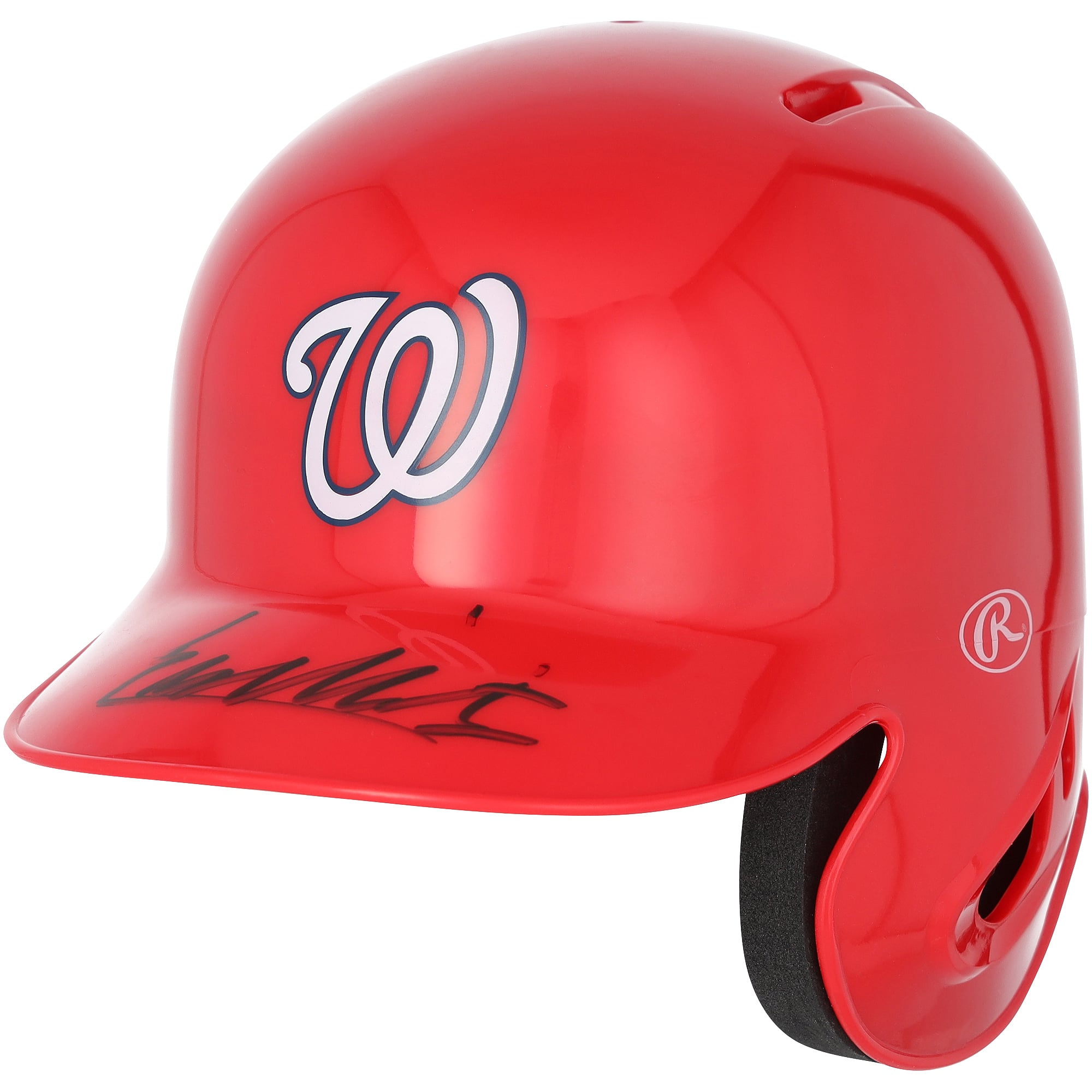 Eli Willits Washington Nationals Autographed Mini Batting Helmet
