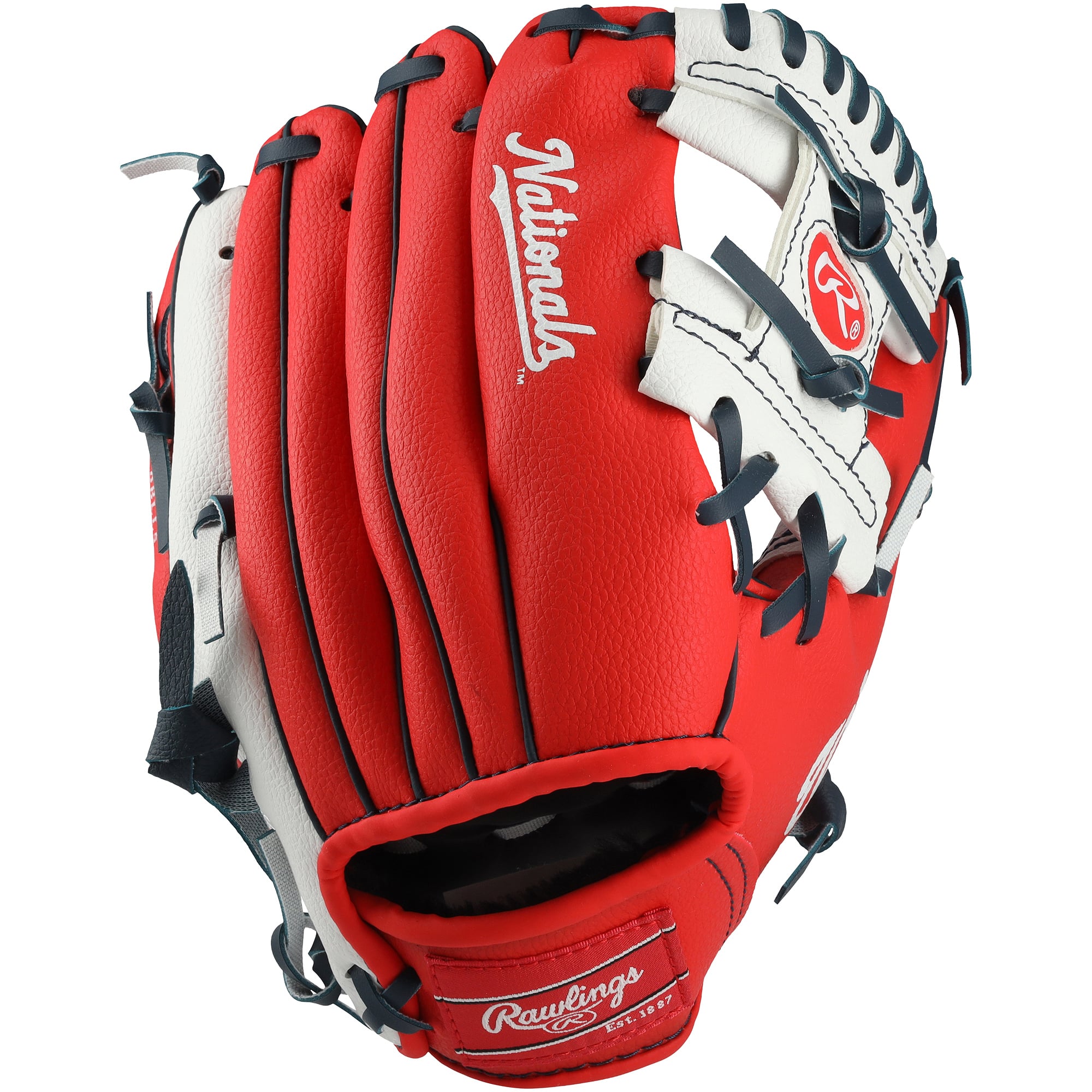 Eli Willits Washington Nationals Autographed Rawlings 10" Collectible Team Logo Glove