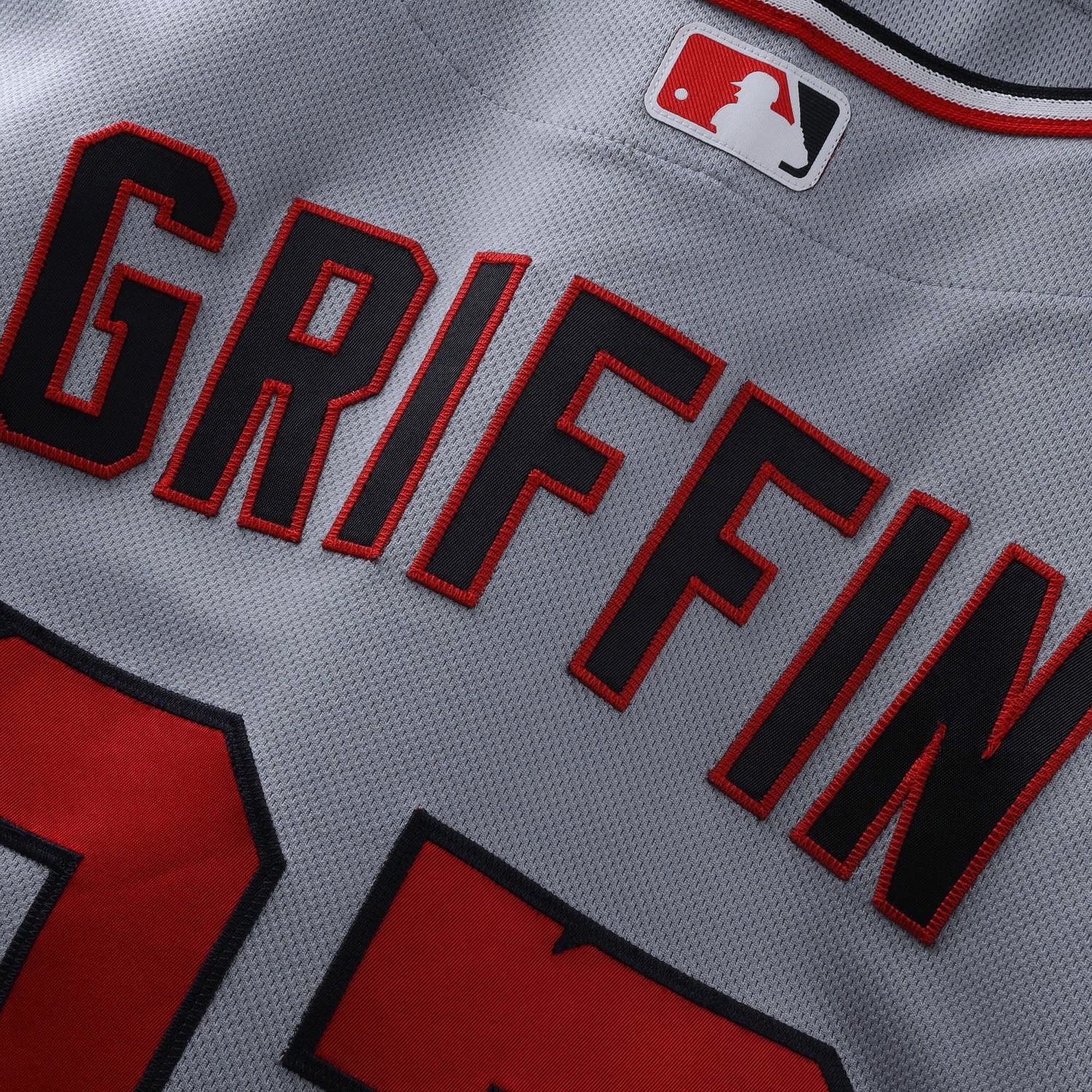 Maillot gris n° 22 porté par Foster Griffin (Washington Nationals) lors des matchs contre les Cubs de Chicago le 26 mars et contre les Marlins de Miami le 8 mai 2026.