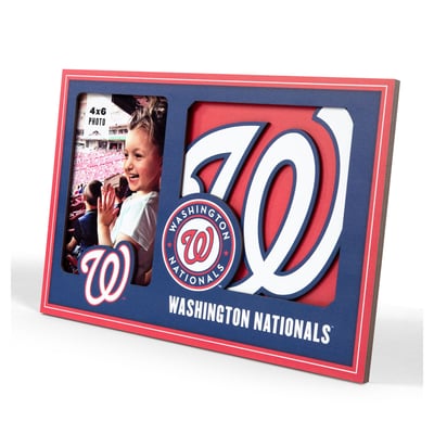 Washington Nationals IDNA 3D Logo Series Picture Frame