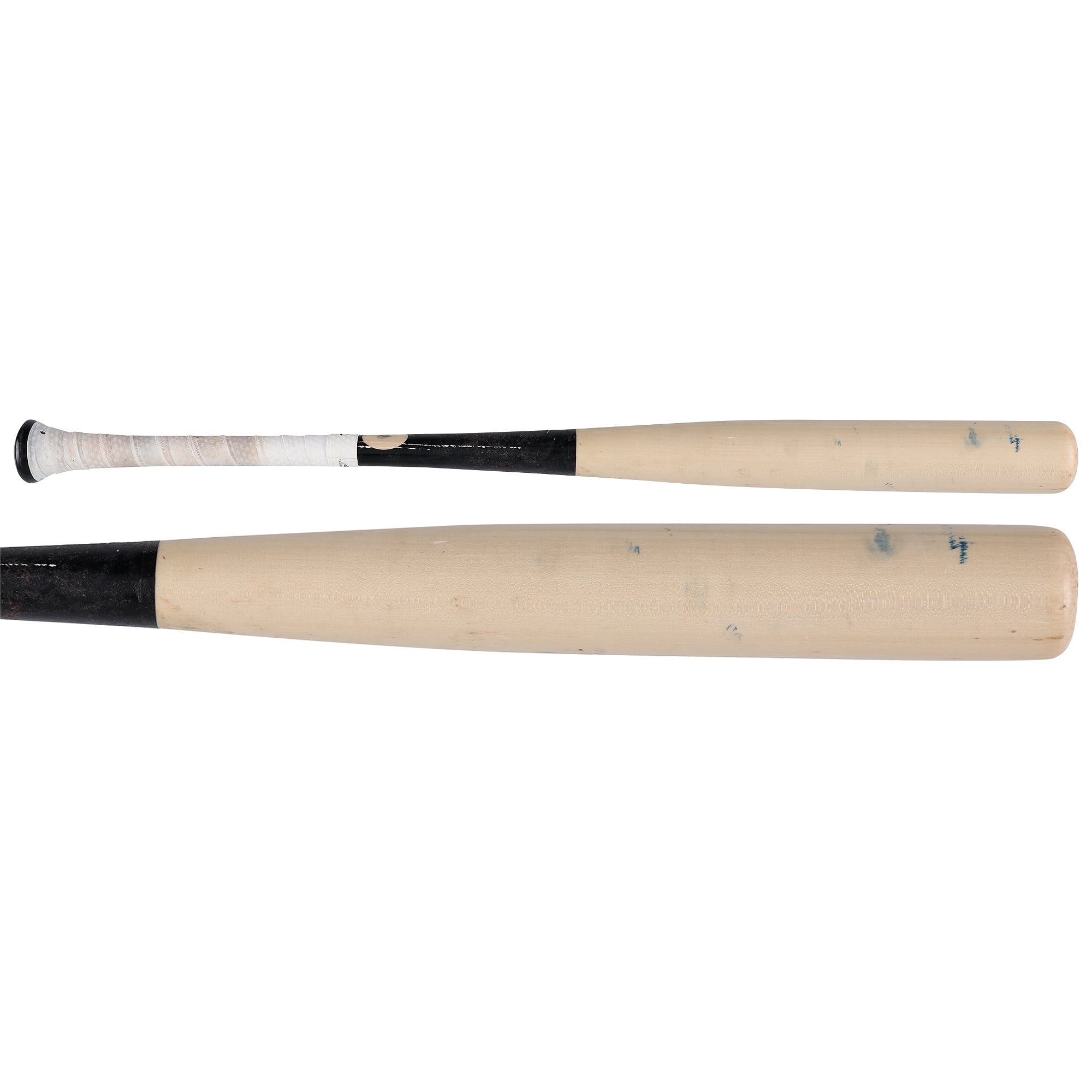 Bâton cassé Louisville Slugger beige utilisé par Jorbit Vivas des Phillies de Philadelphie lors du match contre les Marlins de Miami le 28 août 2026