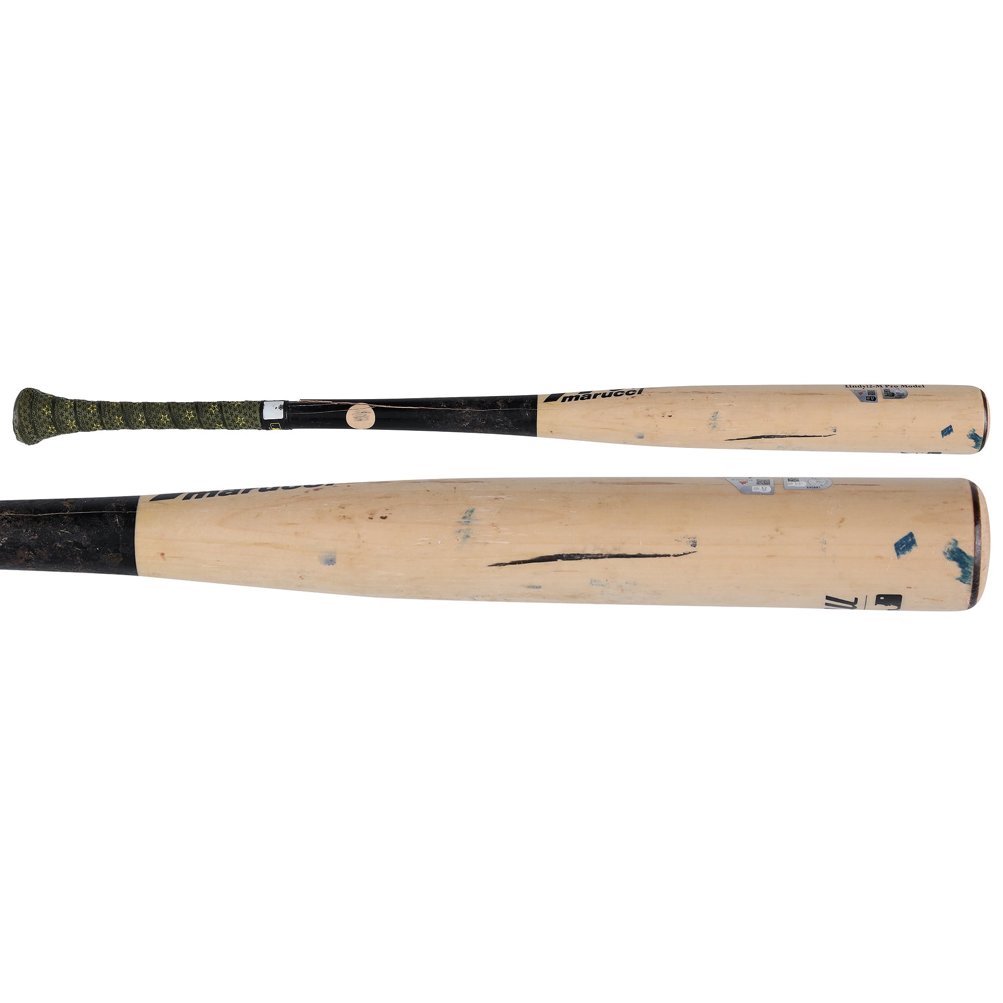 Jorbit Vivas Washington Nationals Game-Used Tan Marucci Broken Bat vs. Seattle Mariners on June 12, 2026