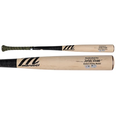Jorbit Vivas Washington Nationals Fanatics Authentic Game-Used Tan Marucci Broken Bat vs. Seattle Mariners on June 12, 2026