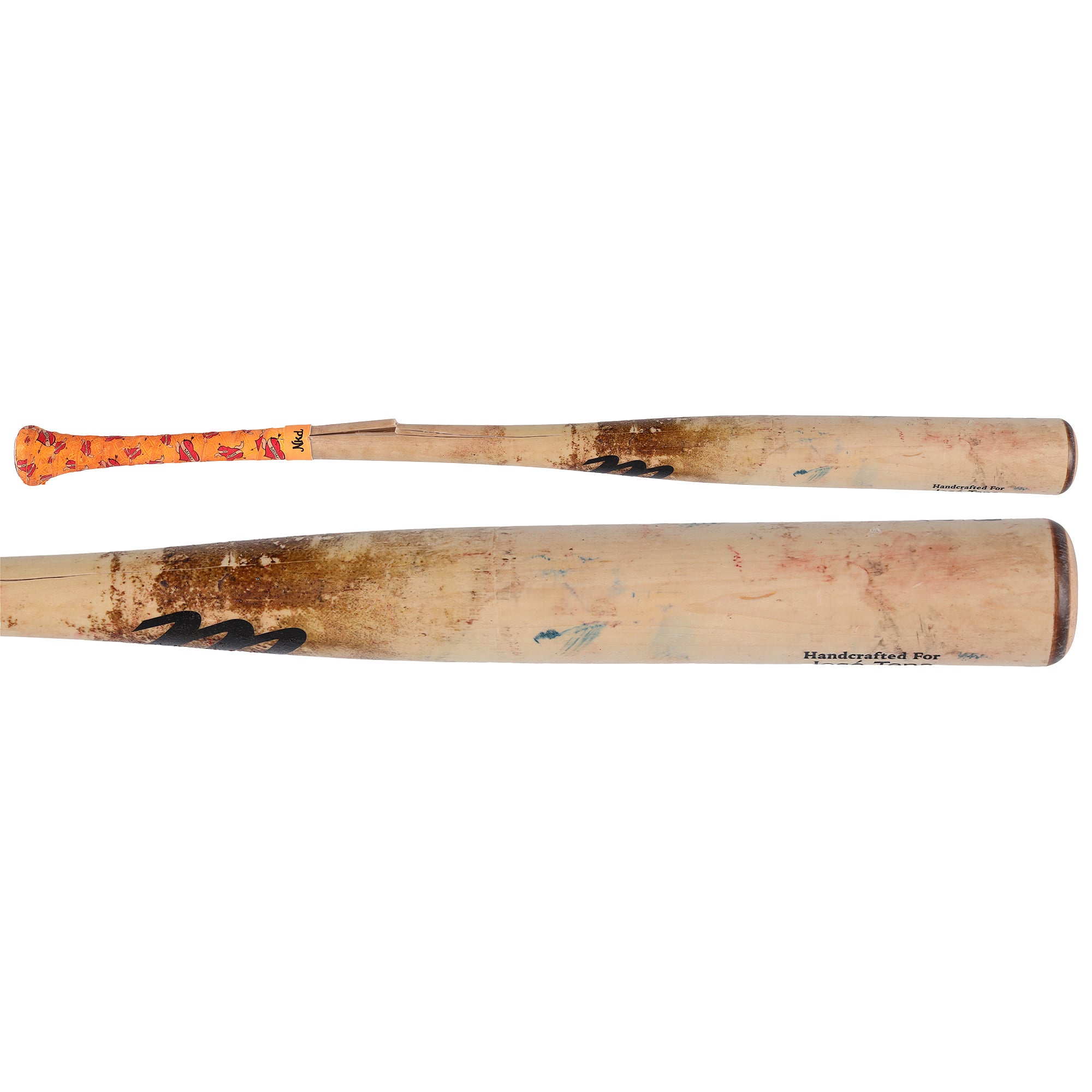 Jose Tena Washington Nationals Game-Used Tan Marucci Broken Bat vs. Miami Marlins on June 1, 2026