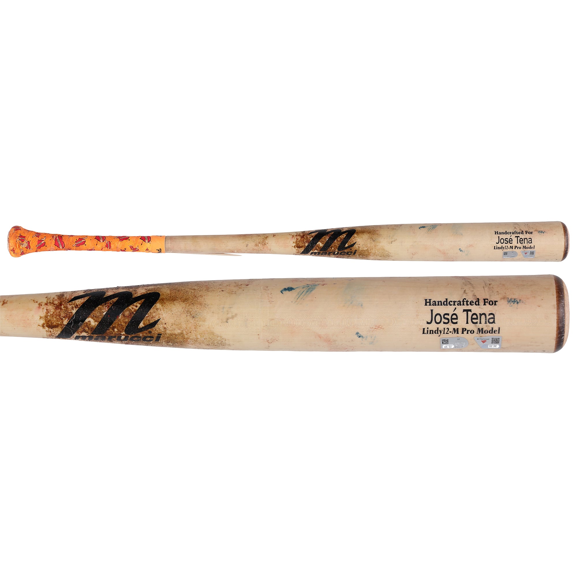 Jose Tena Washington Nationals Game-Used Tan Marucci Broken Bat vs. Miami Marlins on June 1, 2026