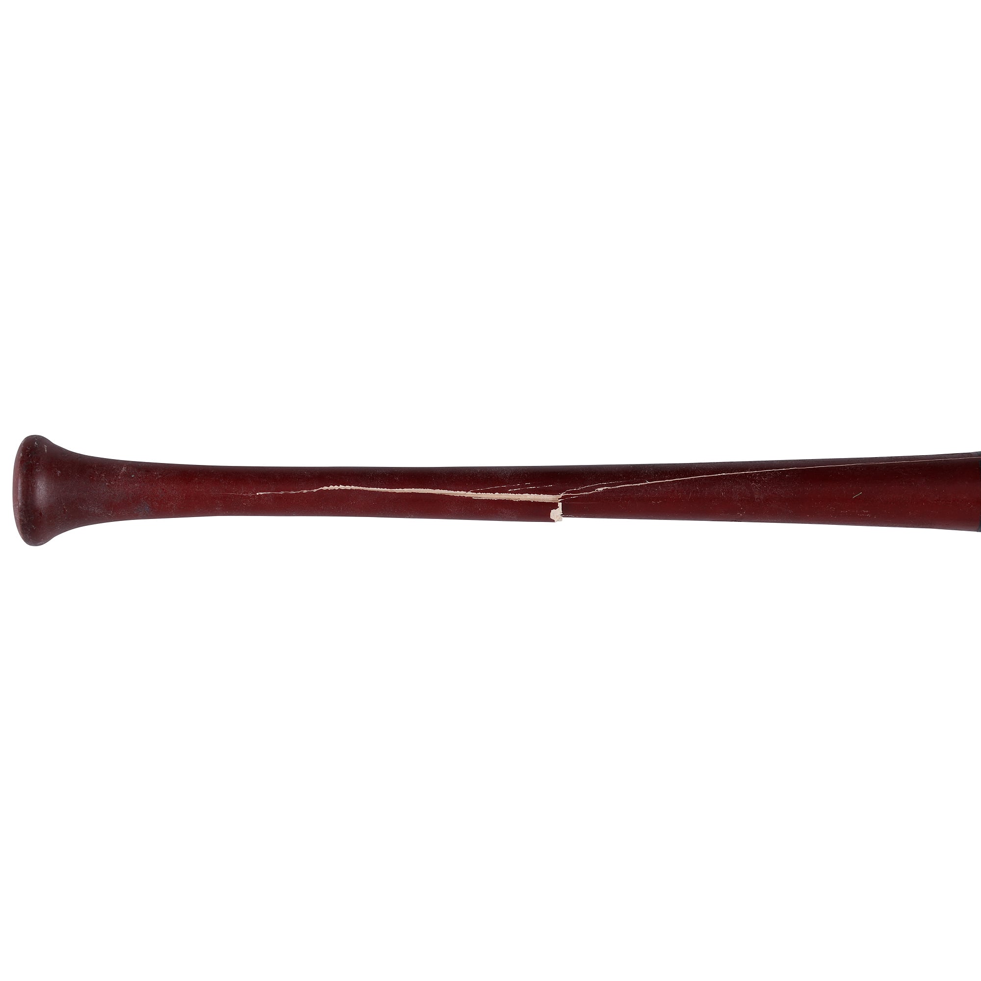 Batte Louisville Slugger beige cassée utilisée par Luis García Jr. (Washington Nationals) lors du match contre les Diamondbacks de l'Arizona le 24 juillet 2026.