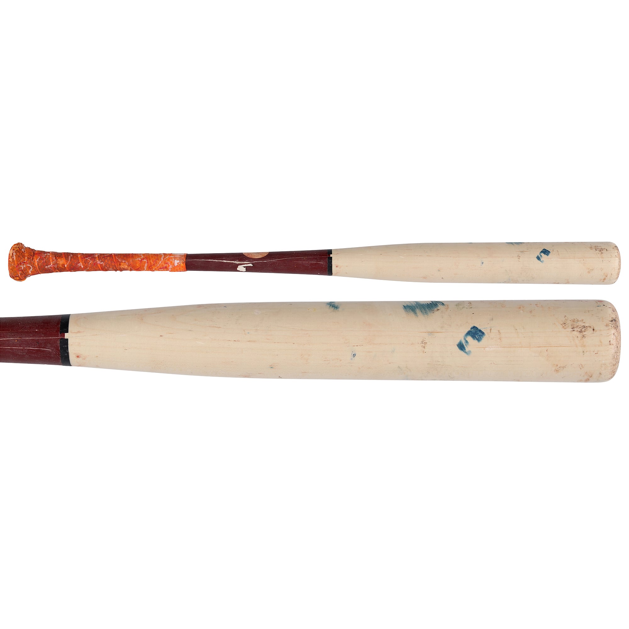 Batte Louisville Slugger beige cassée utilisée par Luis García Jr. (Washington Nationals) lors du match contre les Braves d'Atlanta le 31 juillet 2026.