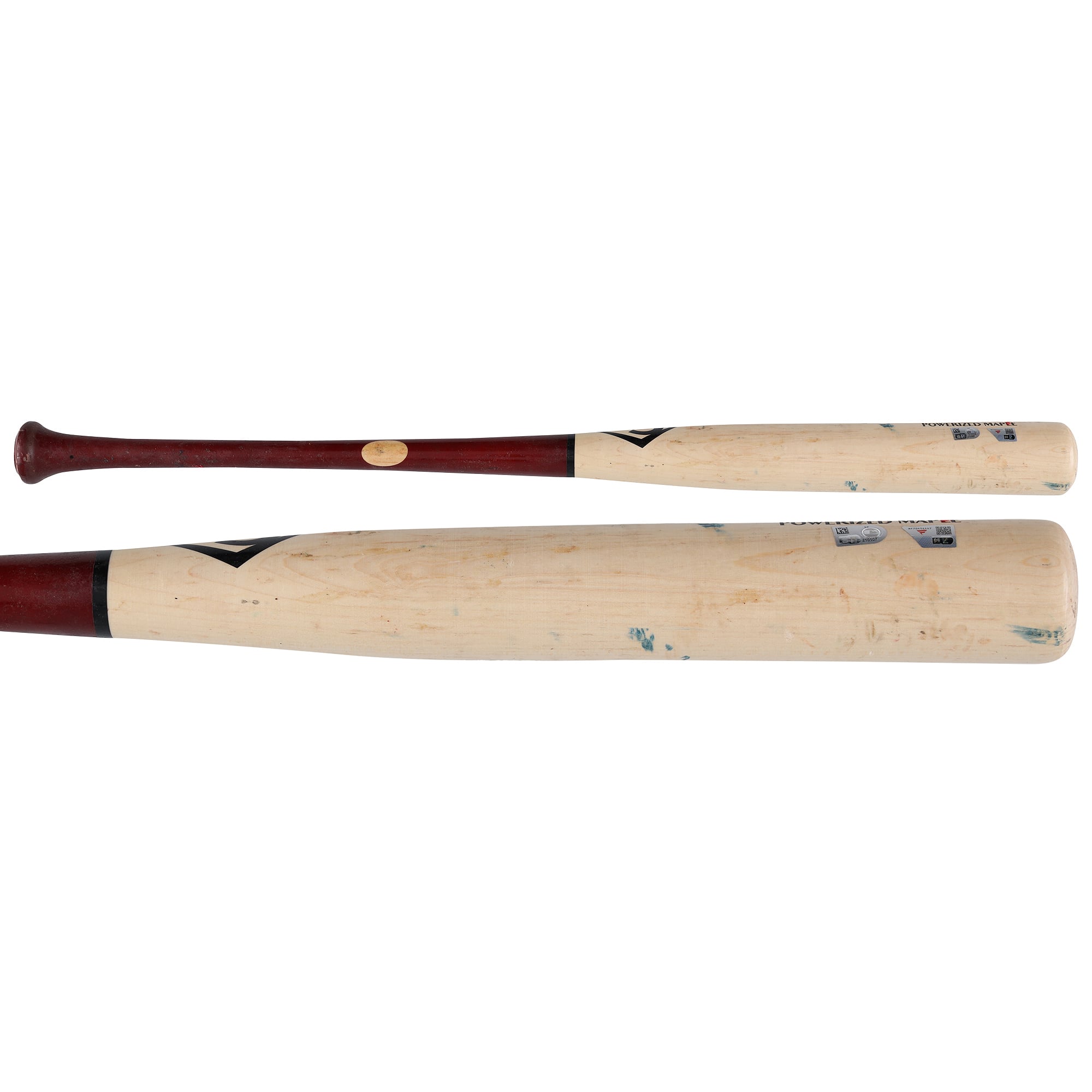 Luis García Jr. Washington Nationals Game-Used Tan Louisville Slugger Broken Bat vs. Miami Marlins on June 1, 2026