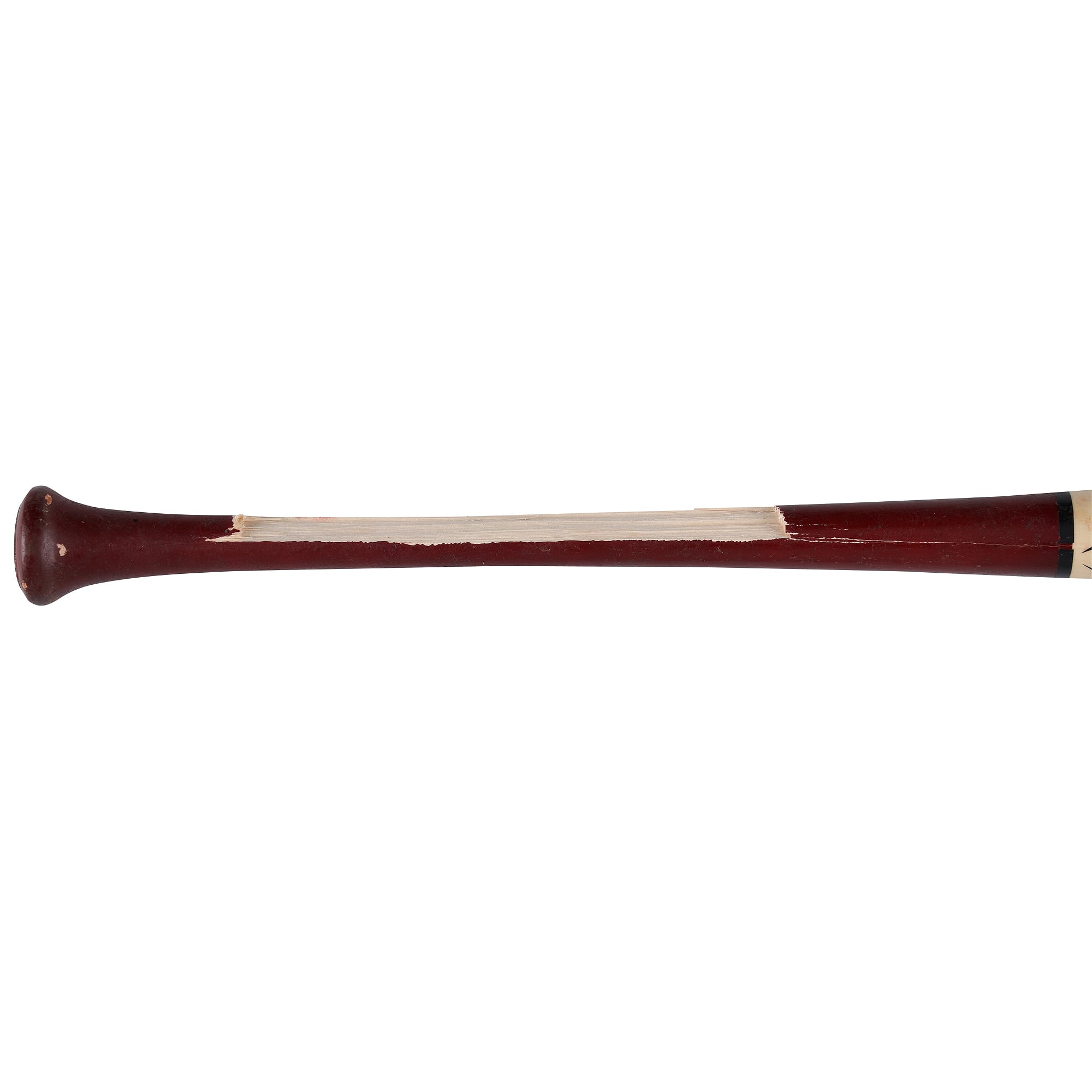 Luis García Jr. Washington Nationals Game-Used Tan Louisville Slugger Broken Bat vs. Miami Marlins on June 1, 2026