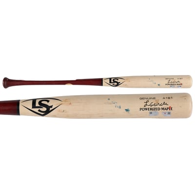 Luis García Jr. Washington Nationals Fanatics Authentic Game-Used Tan Louisville Slugger Broken Bat vs. Miami Marlins on June 1, 2026