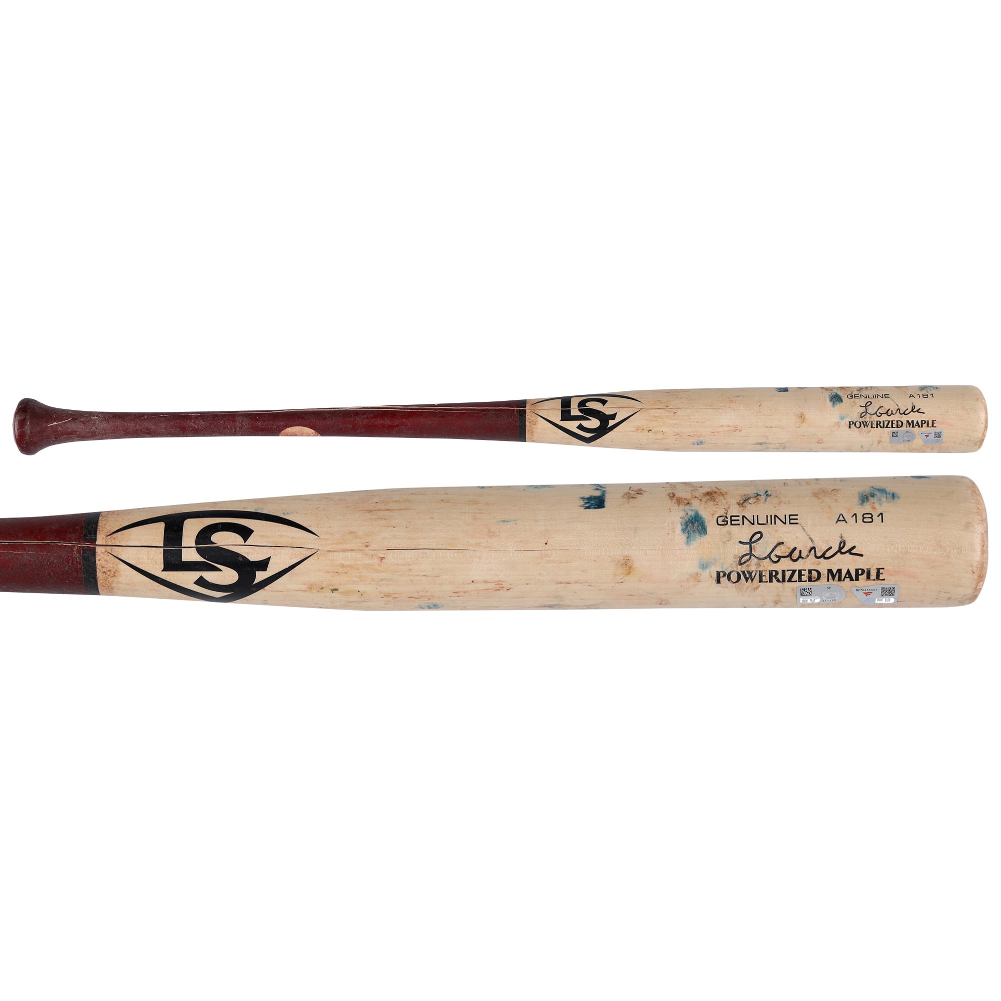 Luis García Jr. Washington Nationals Game-Used Tan Louisville Slugger Broken Bat vs. San Diego Padres on May 31, 2026