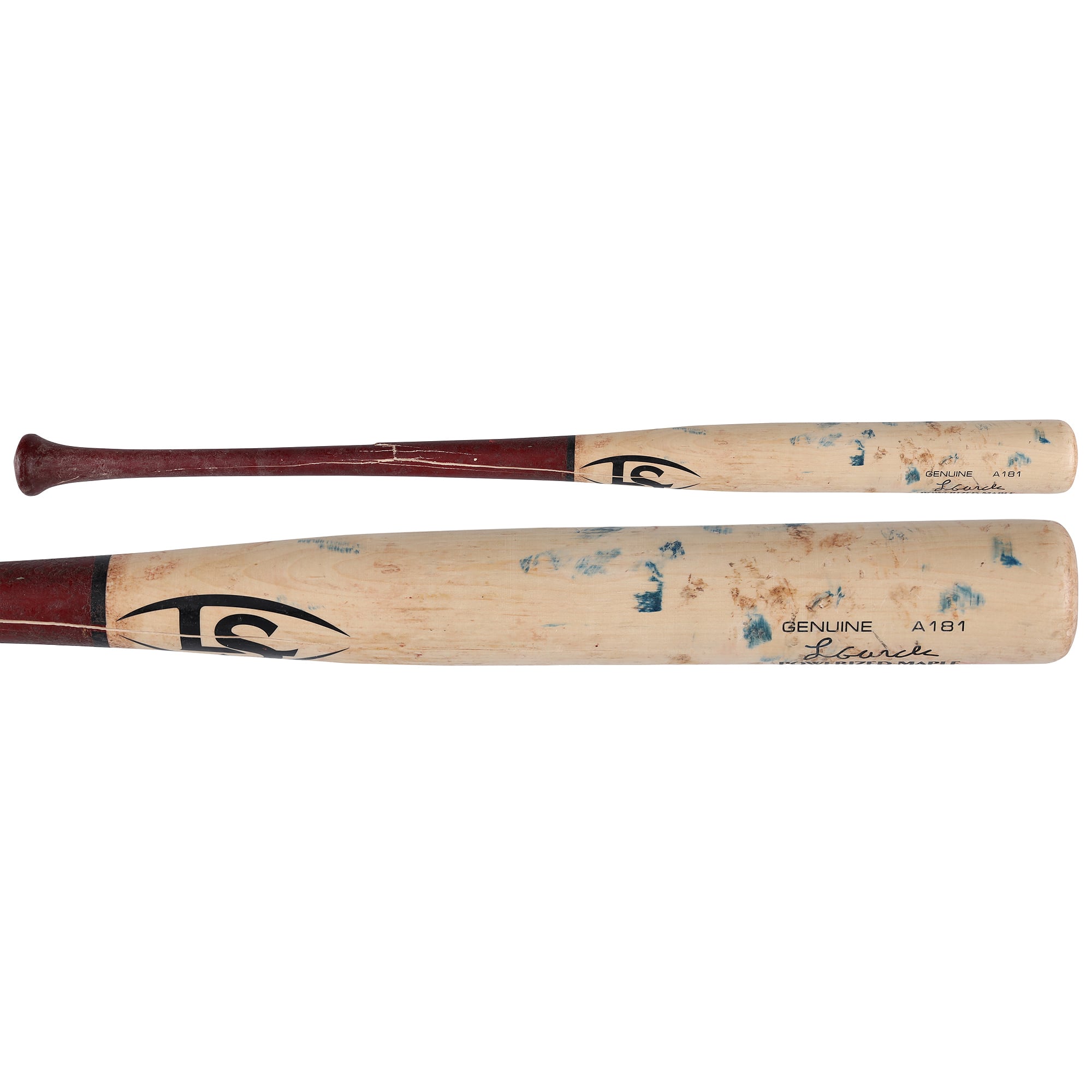 Luis García Jr. Washington Nationals Game-Used Tan Louisville Slugger Broken Bat vs. San Diego Padres on May 31, 2026