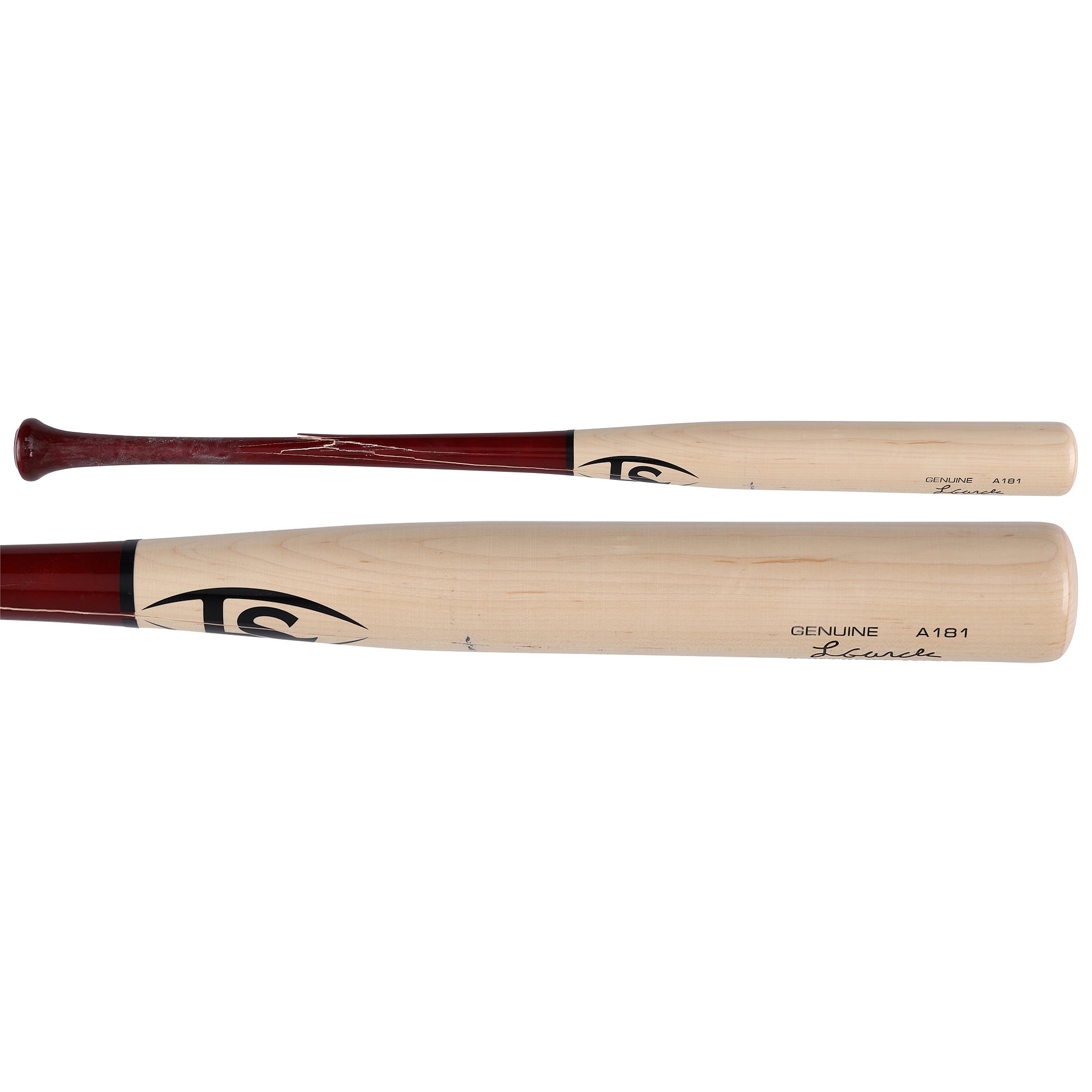 Luis García Jr. Washington Nationals Game-Used Tan Louisville Slugger Broken Bat vs. St. Louis Cardinals on April 8, 2026