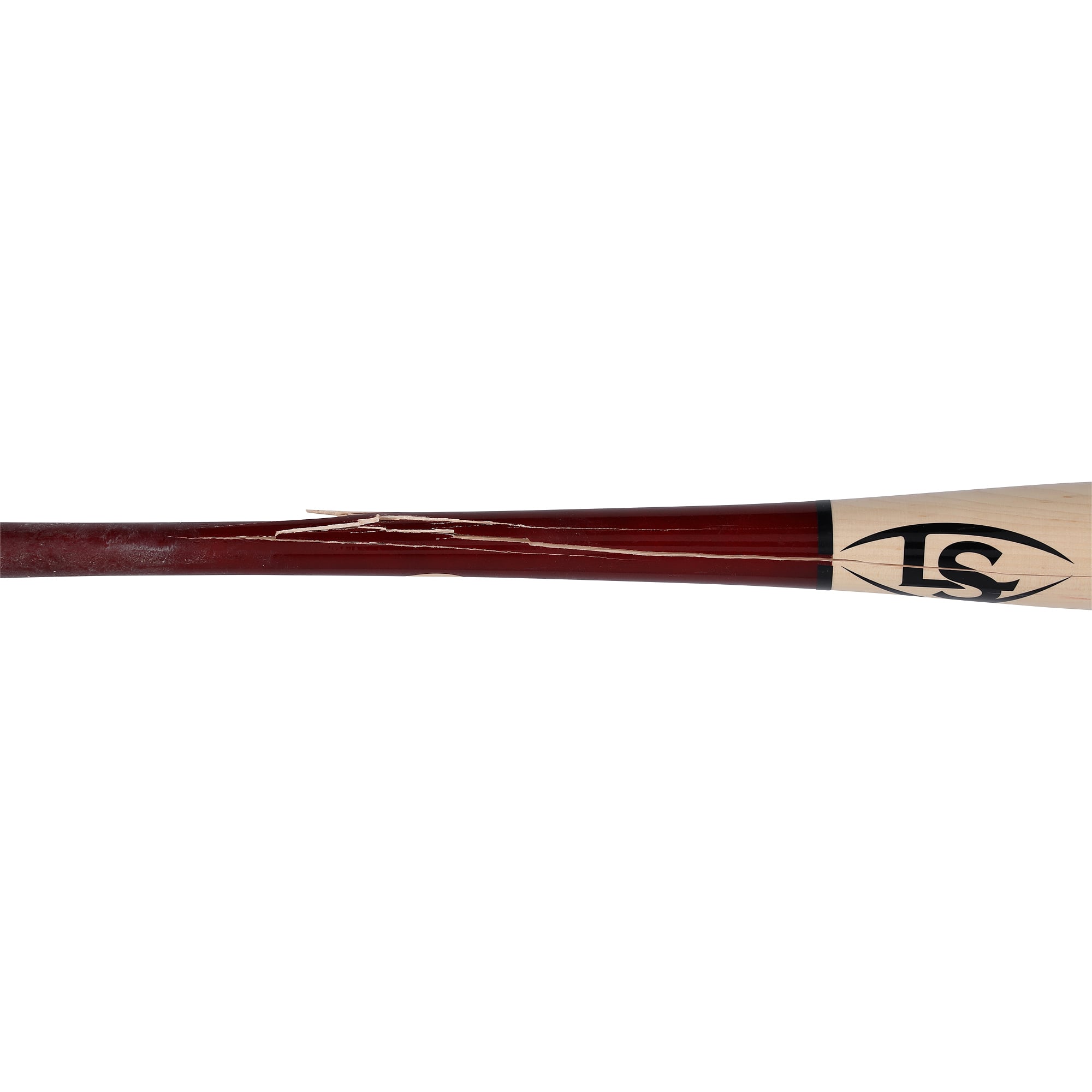Luis García Jr. Washington Nationals Game-Used Tan Louisville Slugger Broken Bat vs. St. Louis Cardinals on April 8, 2026