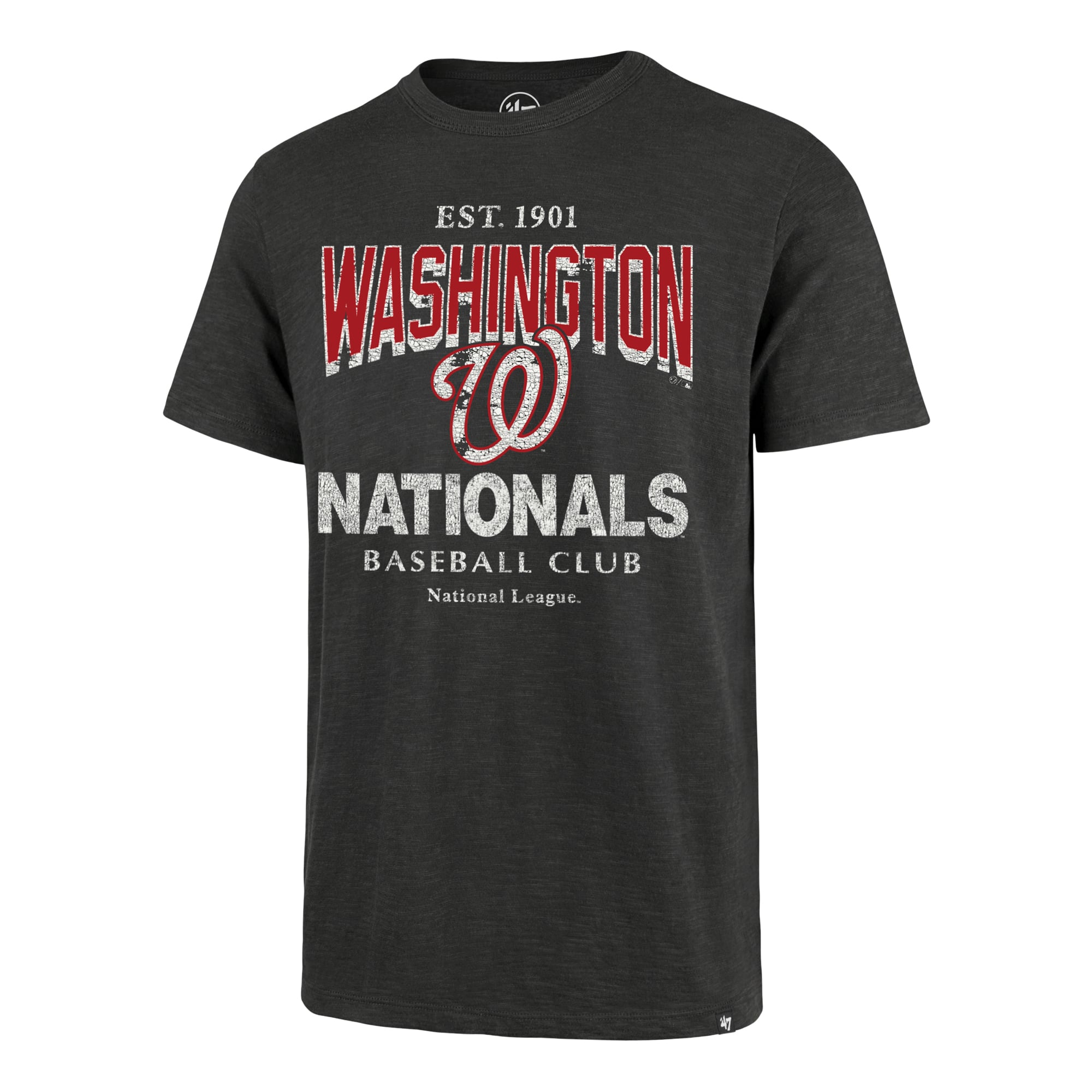 T-shirt homme '47 Charcoal Washington Nationals Head On Scrum