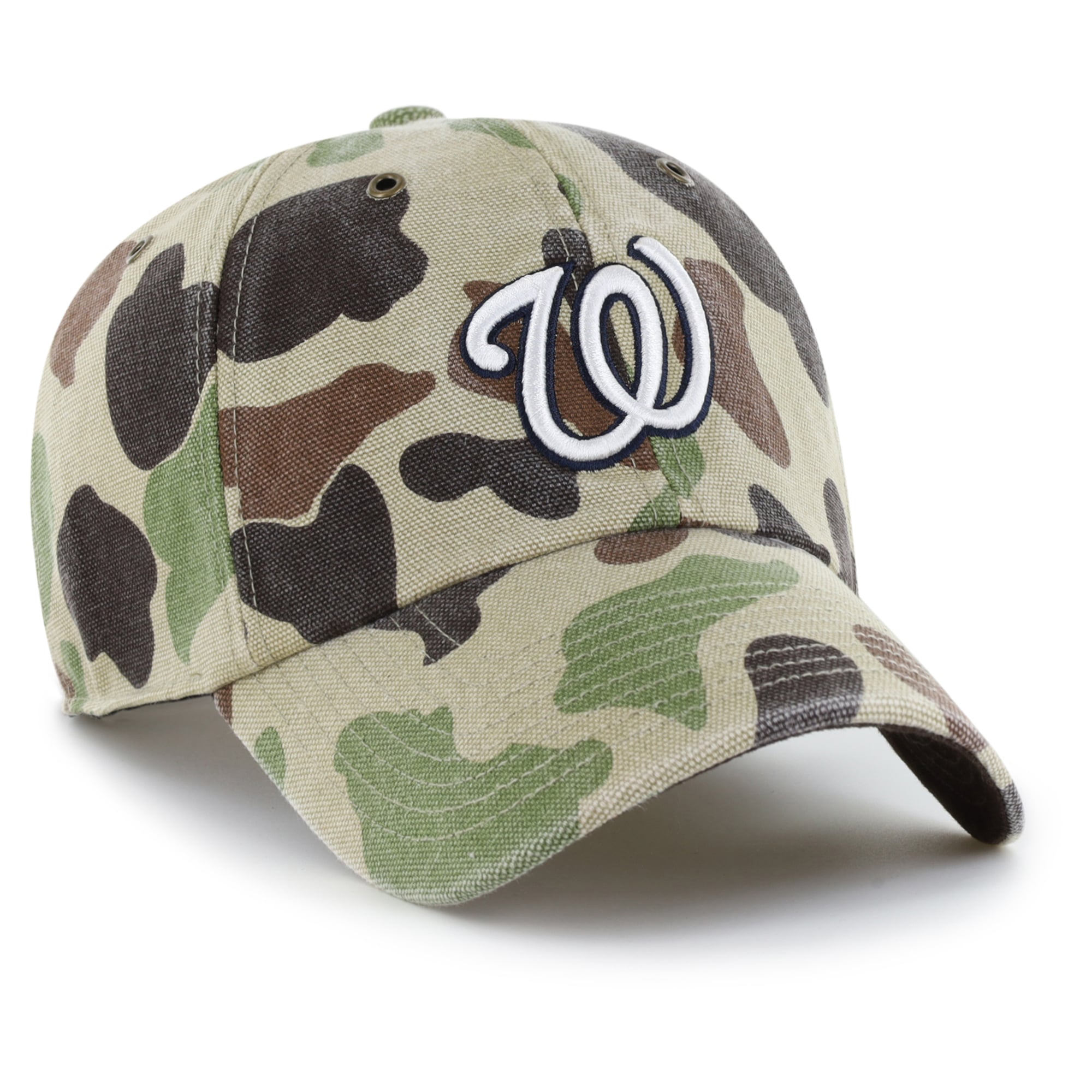 Casquette ajustable Carhartt x '47 Camo Washington Nationals Duck Clean Up pour homme