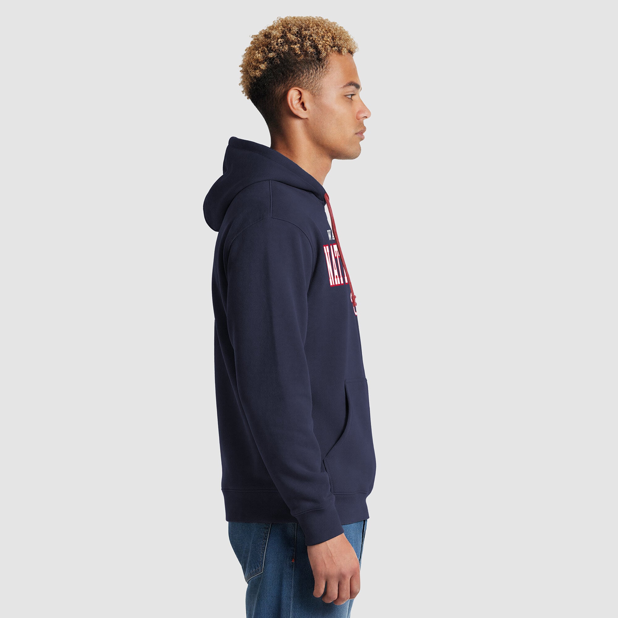 Men's Champion Navy Washington Nationals Fleece Hoodie