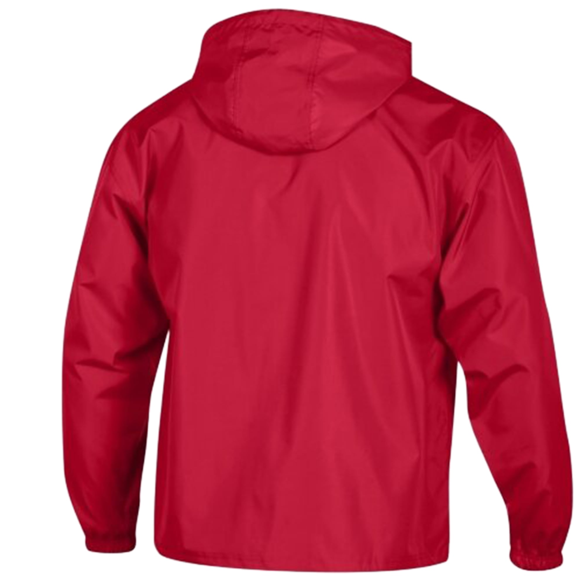 Veste coupe-vent pliable à demi-zip Champion Red Washington Nationals pour homme