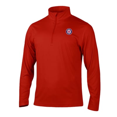 Washington Nationals Columbia Fairway Break Quarter-Zip Pullover - Red