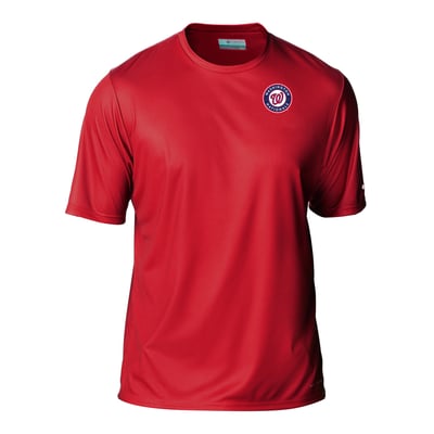 Washington Nationals Columbia  Terminal Tackle Omni-Shade T-Shirt - Red