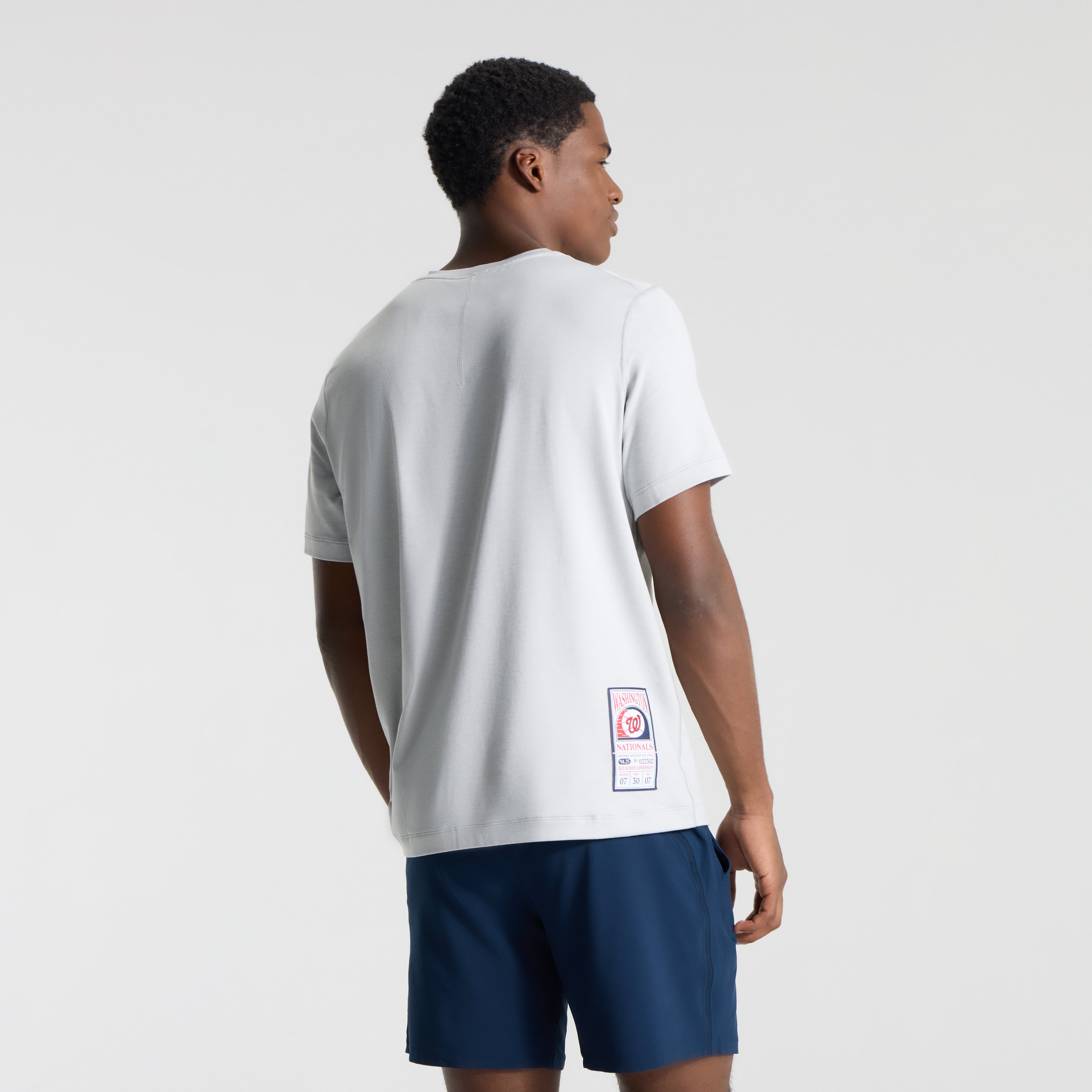 T-shirt en jersey doux pour homme lululemon Heathered Silver Drop Washington Nationals