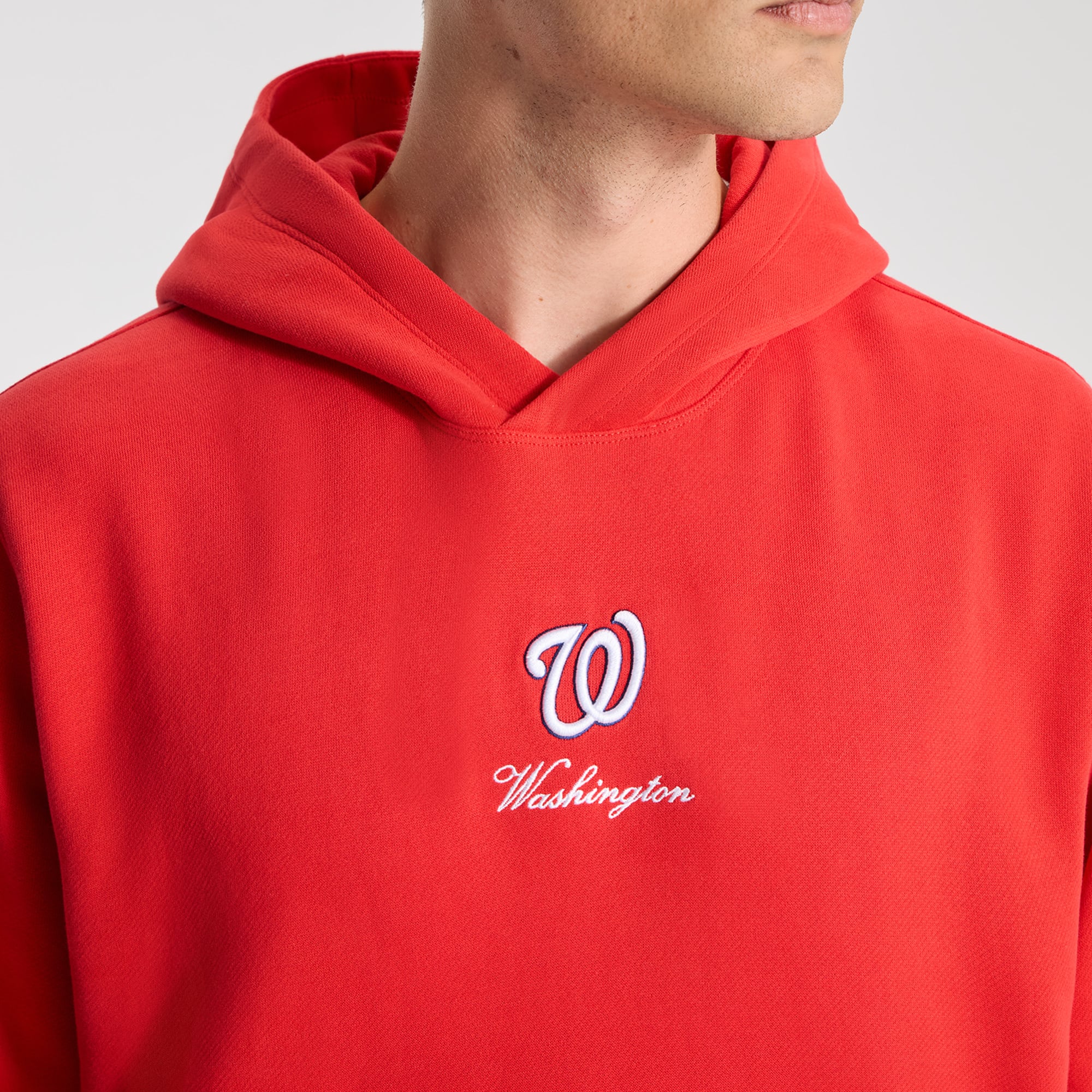Sweat à capuche Steady State True Red Washington Nationals pour homme de lululemon
