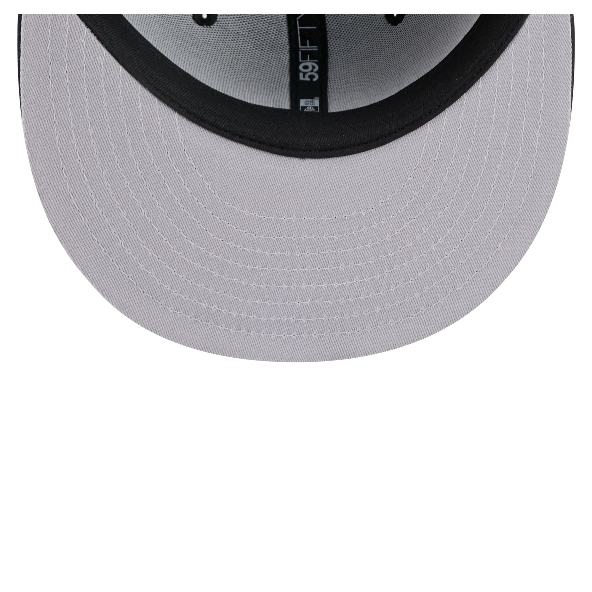 Casquette ajustée New Era 59FIFTY pour homme, noire, Washington Nationals, coloris pop.