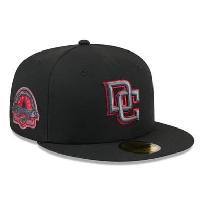 Washington Nationals New Era Color Pop 59FIFTY Fitted Hat - Black
