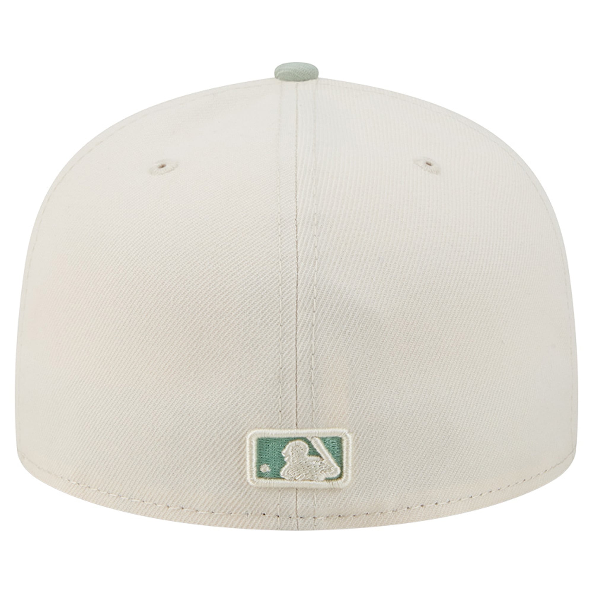 Casquette ajustée New Era 59FIFTY crème/verte Washington Nationals pour homme