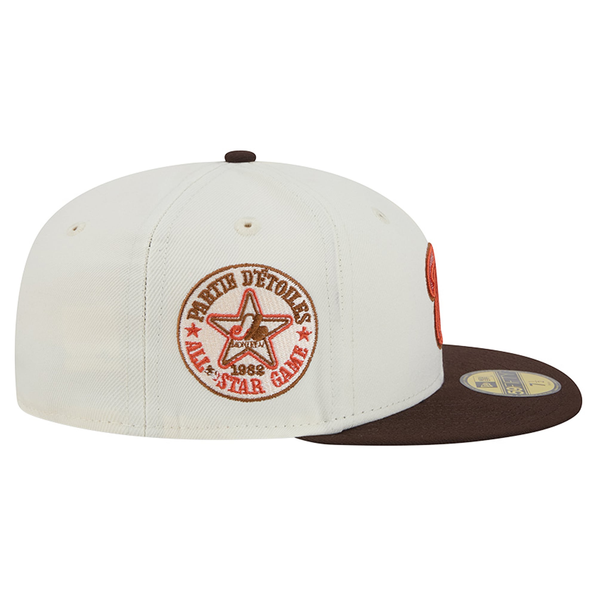 Men's New Era Natural/Brown Washington Nationals Pumpkin Spice 59FIFTY Fitted Hat