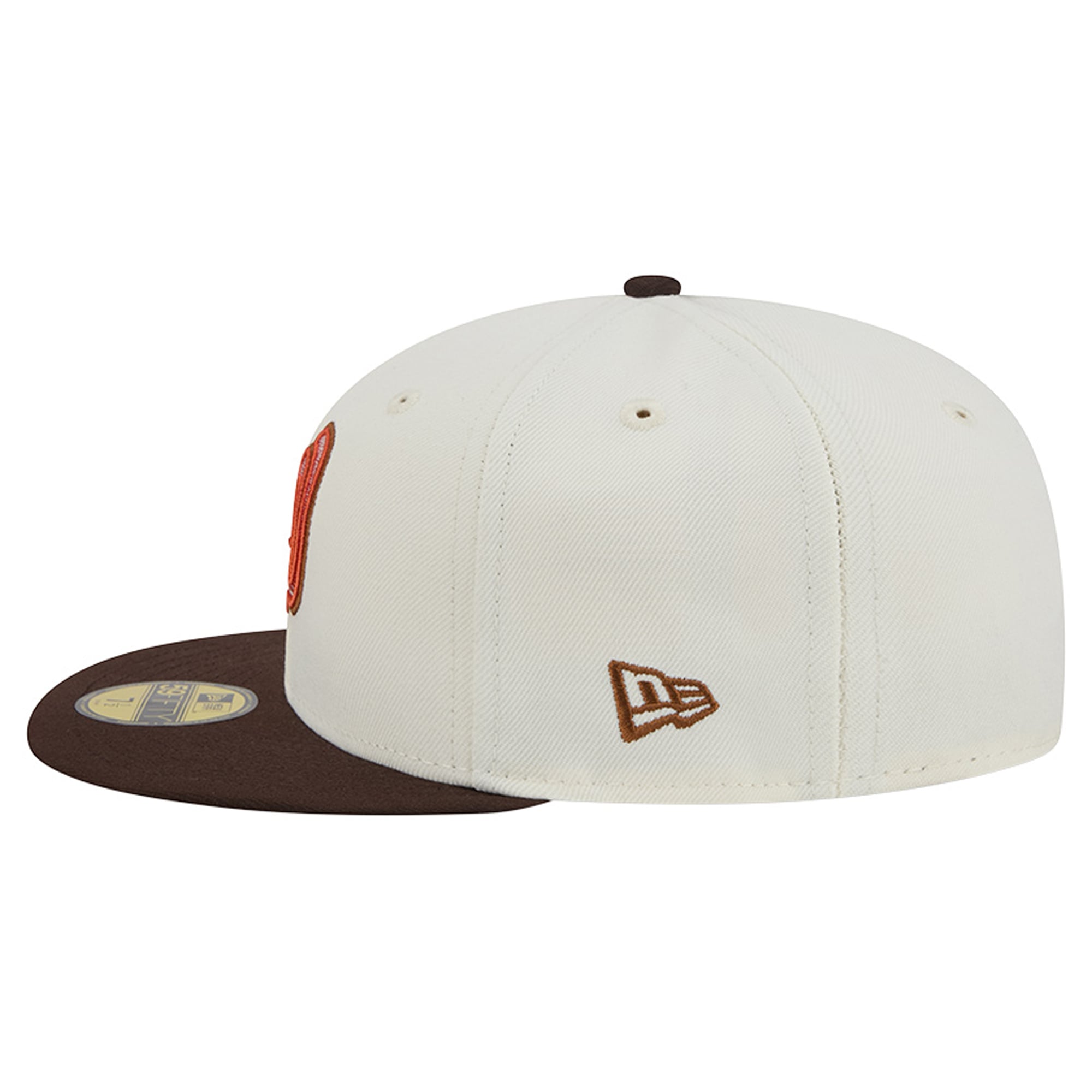 Men's New Era Natural/Brown Washington Nationals Pumpkin Spice 59FIFTY Fitted Hat