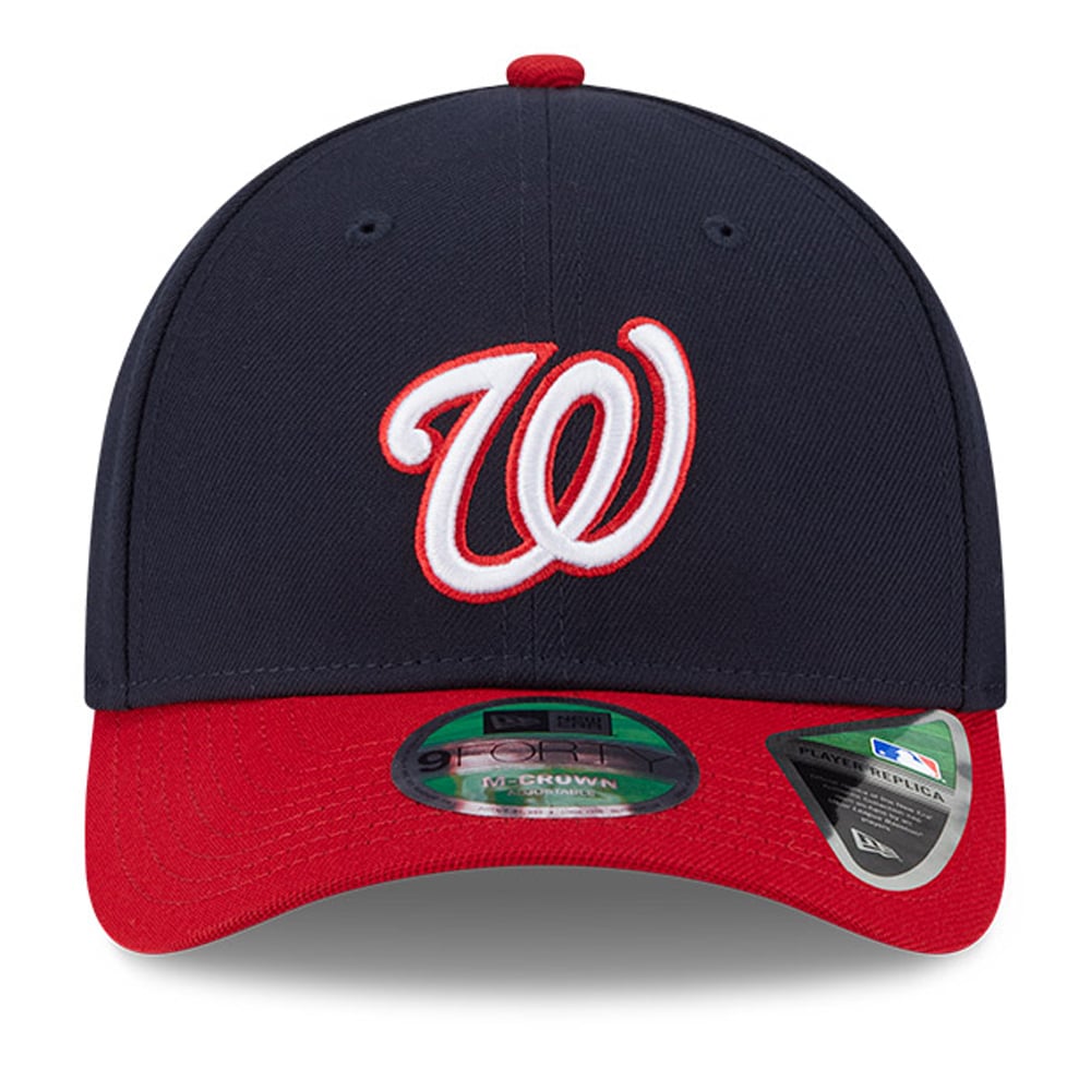 Men's New Era Red Washington Nationals Player Replica 9FORTY Adjustable Hat