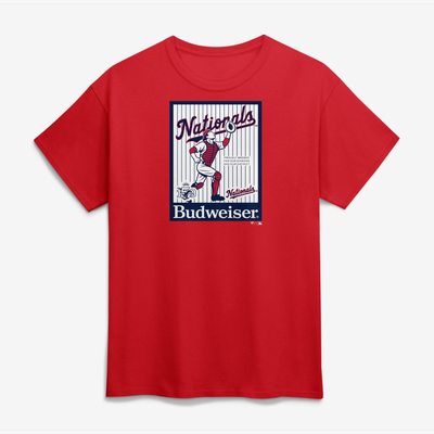 Washington Nationals Budweiser T-Shirt - Red