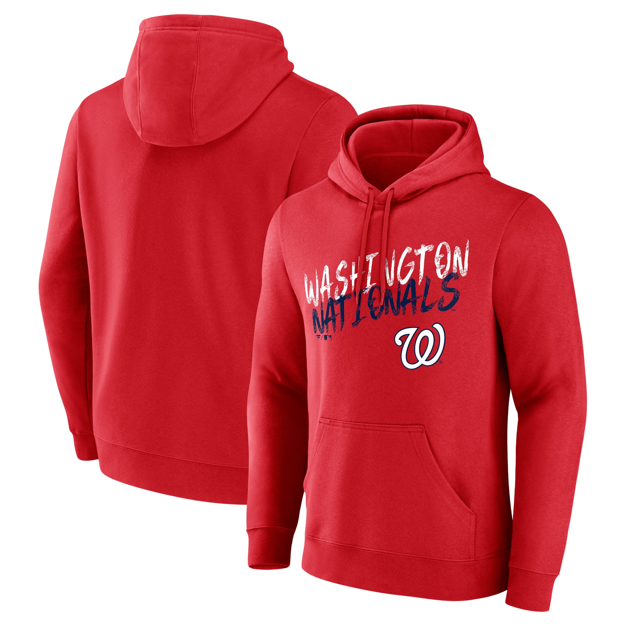 Men's Red Washington Nationals Hustle Hoodie