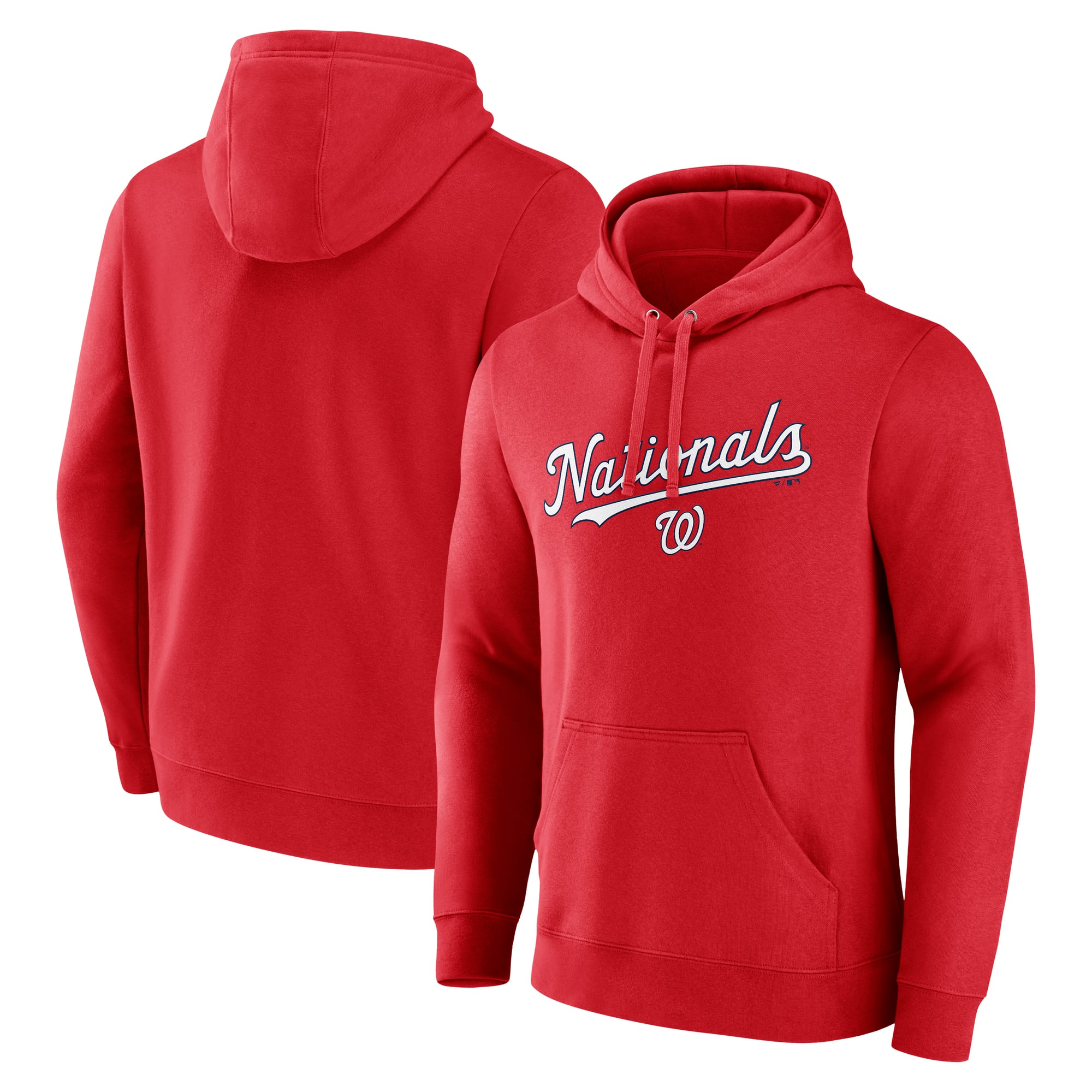 Men's Red Washington Nationals Series Sweep Hoodie