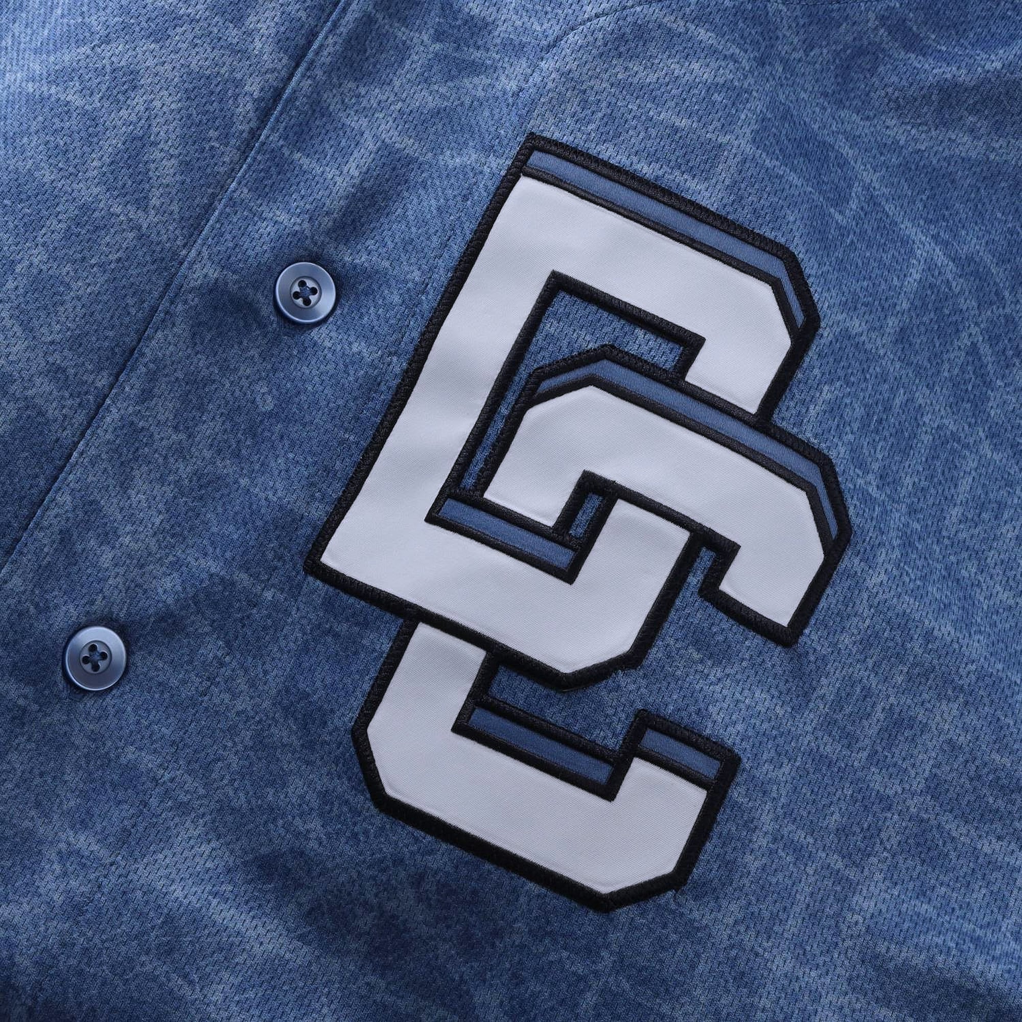Maillot City Connect bleu n° 36 porté par Miles Mikolas (Washington Nationals) lors du match contre les Los Angeles Dodgers le 4 avril 2026