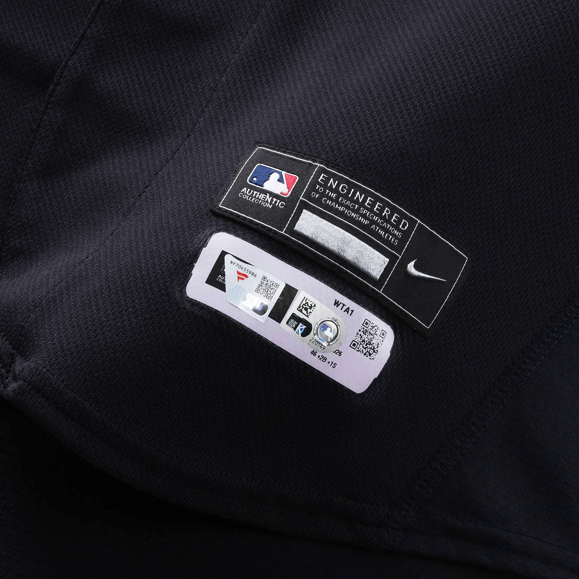 Maillot bleu marine n° 36 porté par Miles Mikolas (Washington Nationals) lors du match contre les Braves d'Atlanta le 22 mai 2026