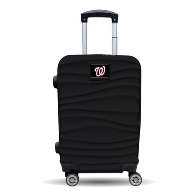 Washington Nationals MOJO Black Color Blitz Carry-On Hardcase Spinner Luggage
