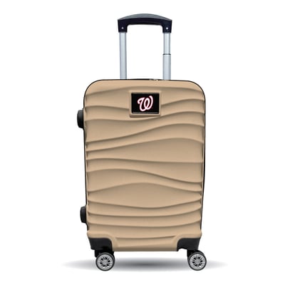 Washington Nationals MOJO Tan Color Blitz Carry-On Hardcase Spinner Luggage
